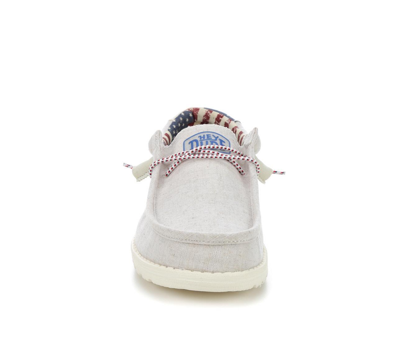 Men's HEYDUDE Wally Patriotic Casual Shoes Product Image