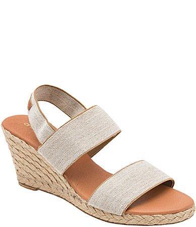 Andre Assous Womens Allison Strappy Espadrille Wedge Sandals Product Image