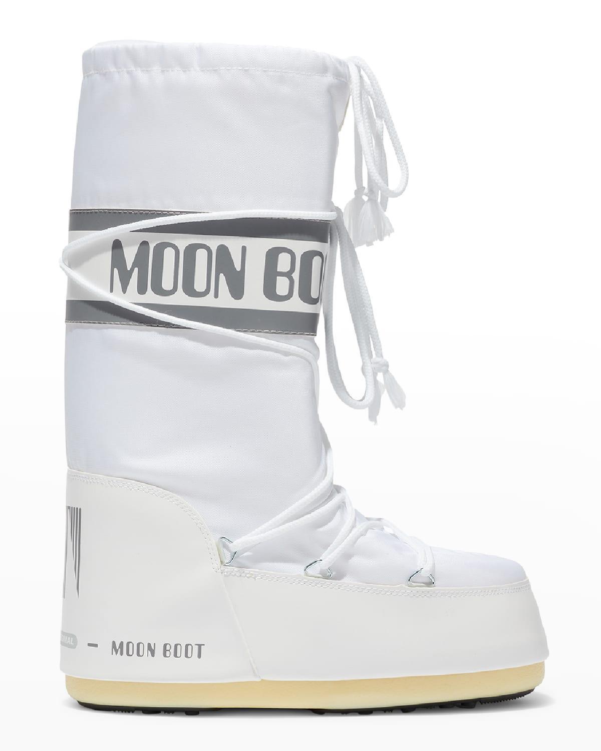 Nylon Lace-Up Snow Boots Product Image