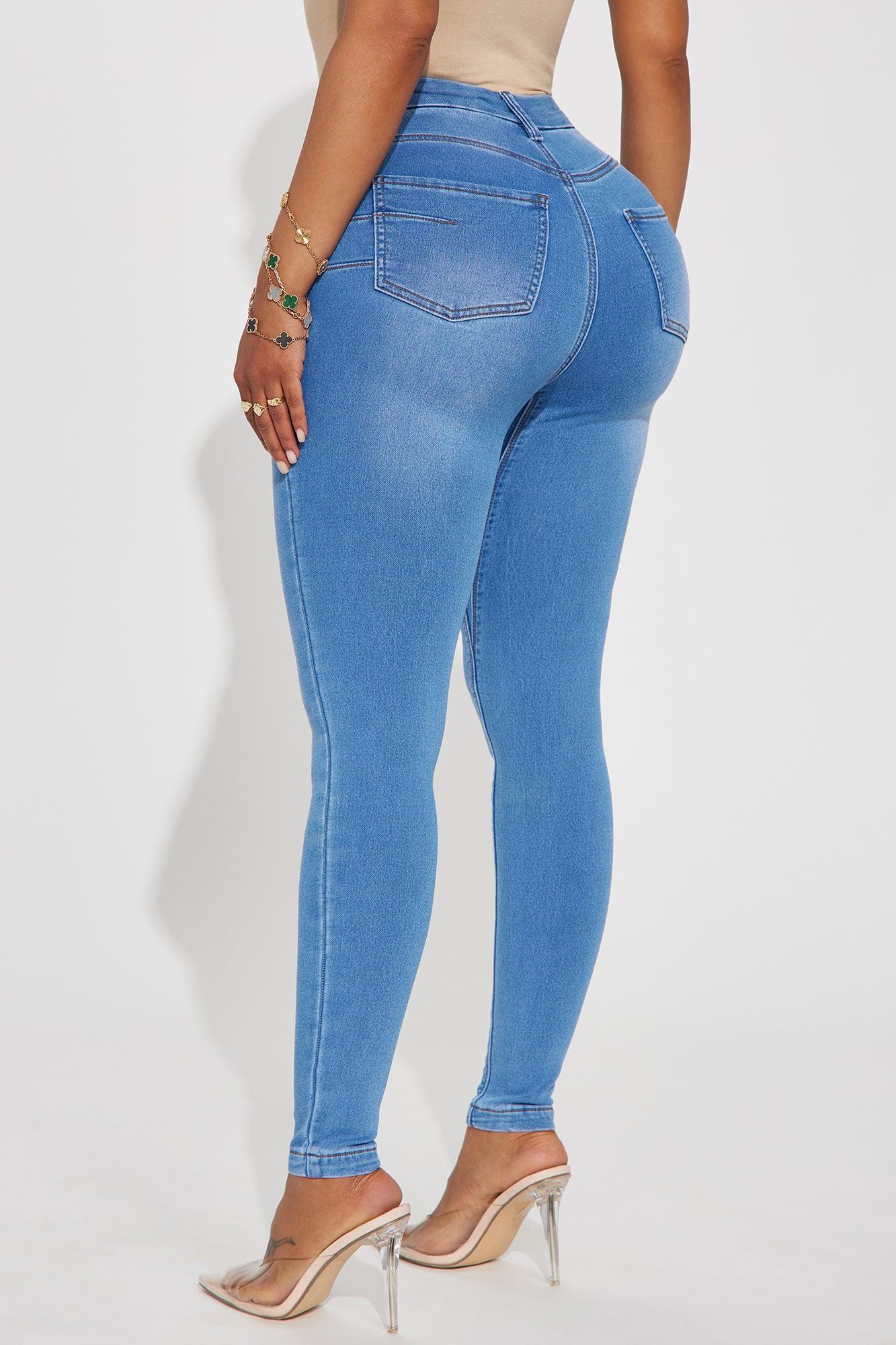 Can't Deny You Sculpting Skinny Jeans - Light Wash Product Image