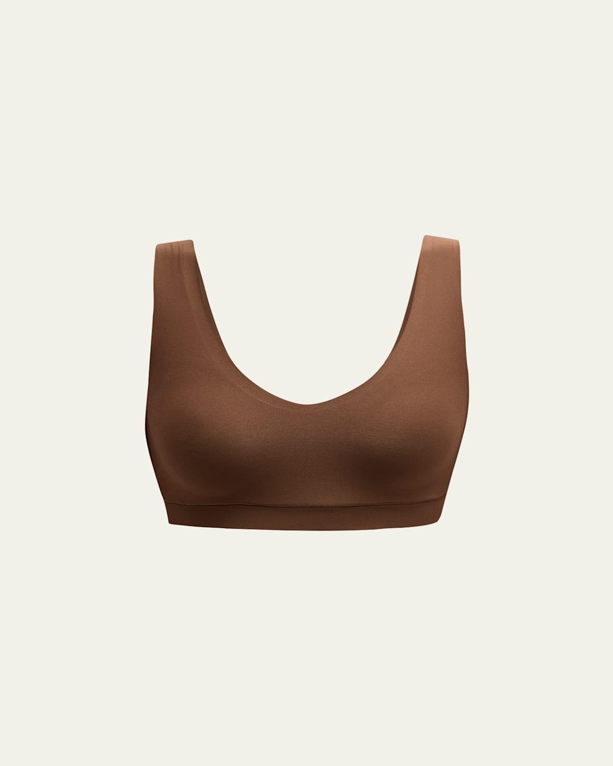 Soft Stretch Padded Crop Top Soft Bra Product Image