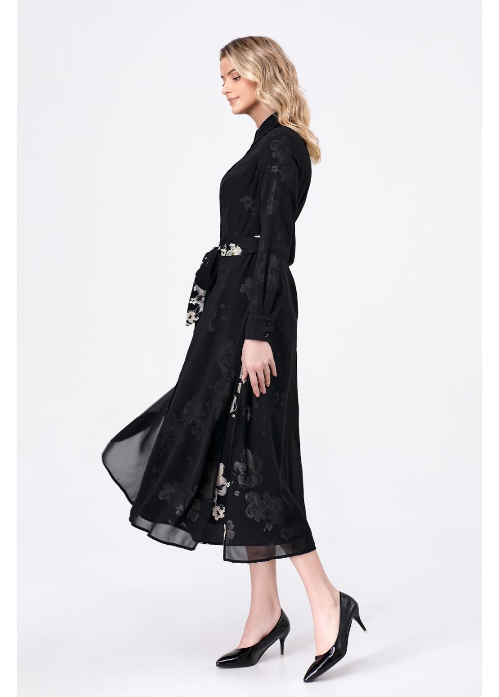 Twilight Petals Midi Dress Product Image