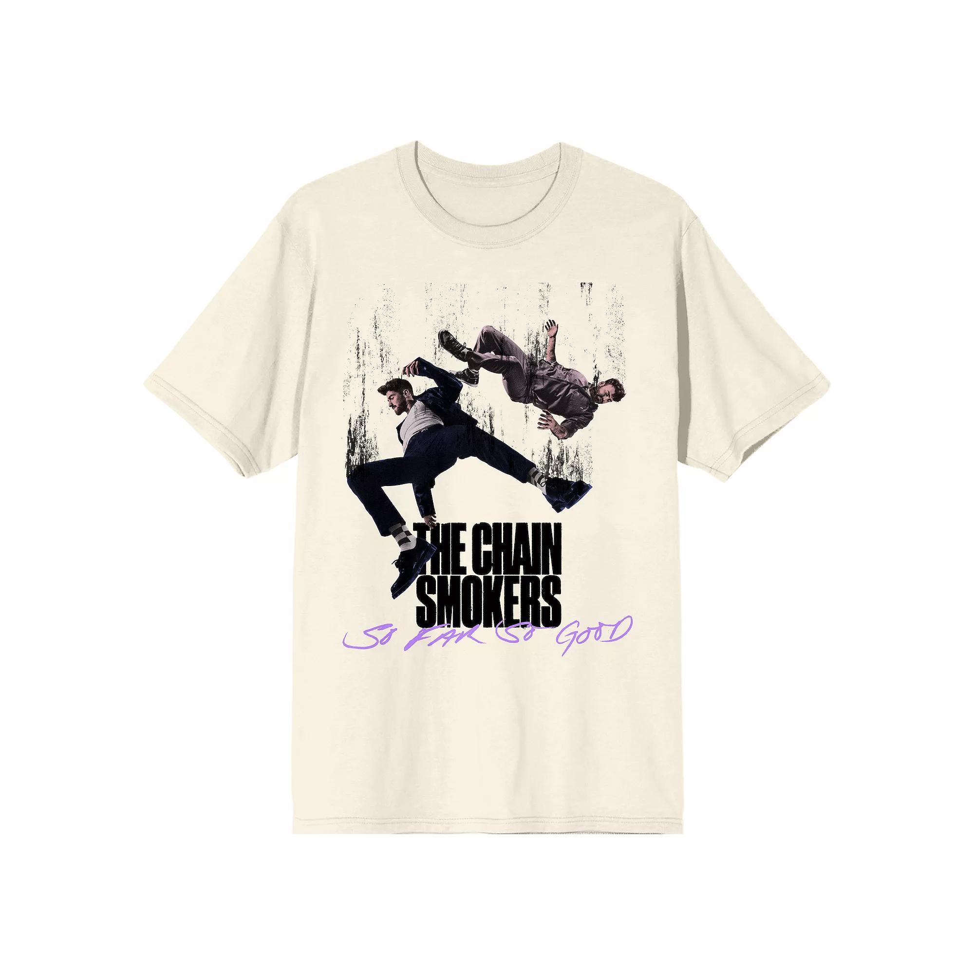Men's The Chainsmokers Falling Tee, Size: XL, Beig Green Product Image