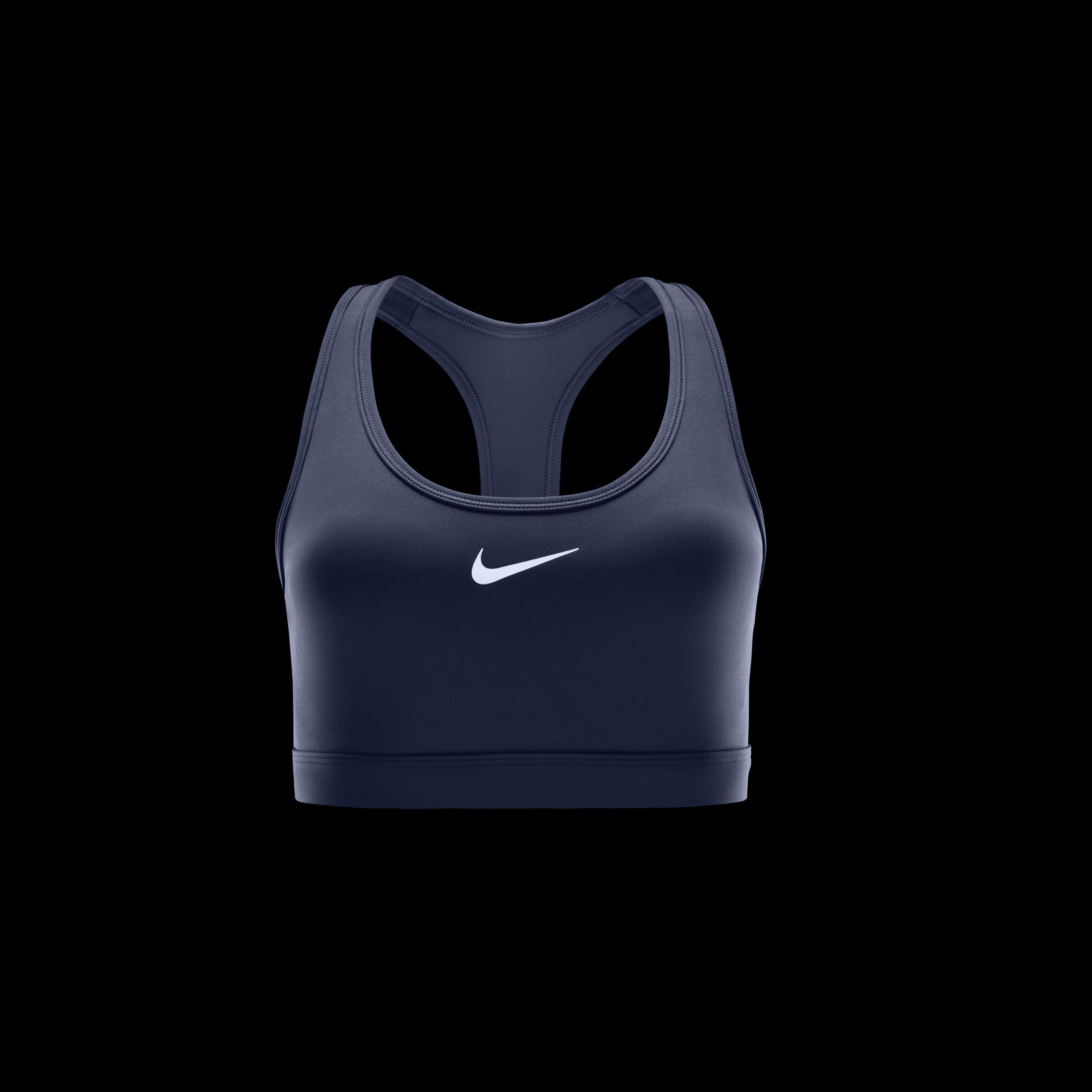 Women's Nike Swoosh Medium Support Padded Sports Bra, Size: Small, Armory Blue Product Image