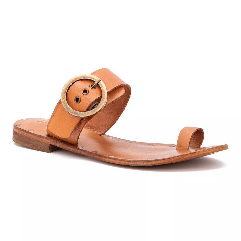 Vintage Foundry Co. Lilith Womens Leather Slide Sandals Product Image
