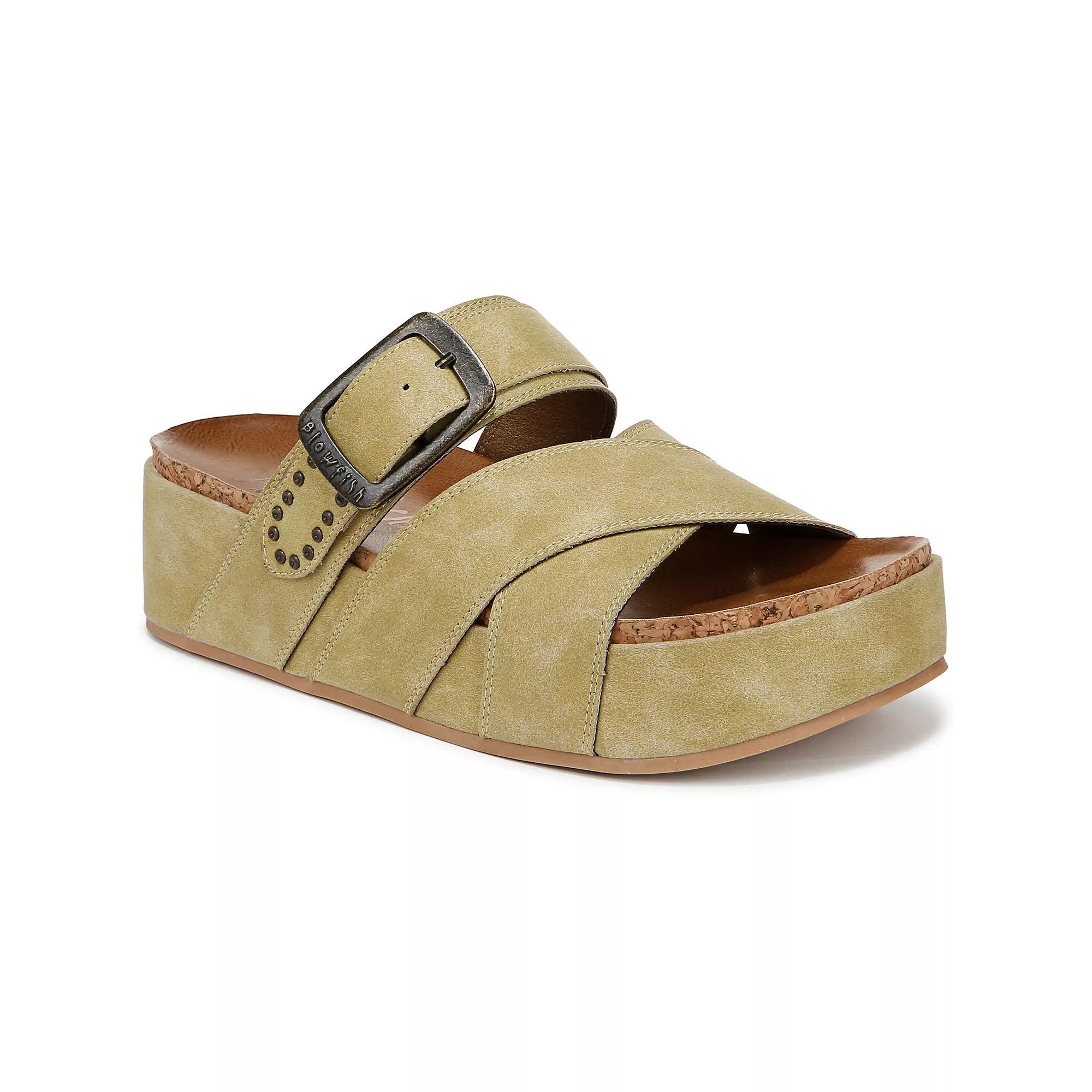 Blowfish Malibu Iris Women's Platform Sandals, Size: 7.5, Green Product Image
