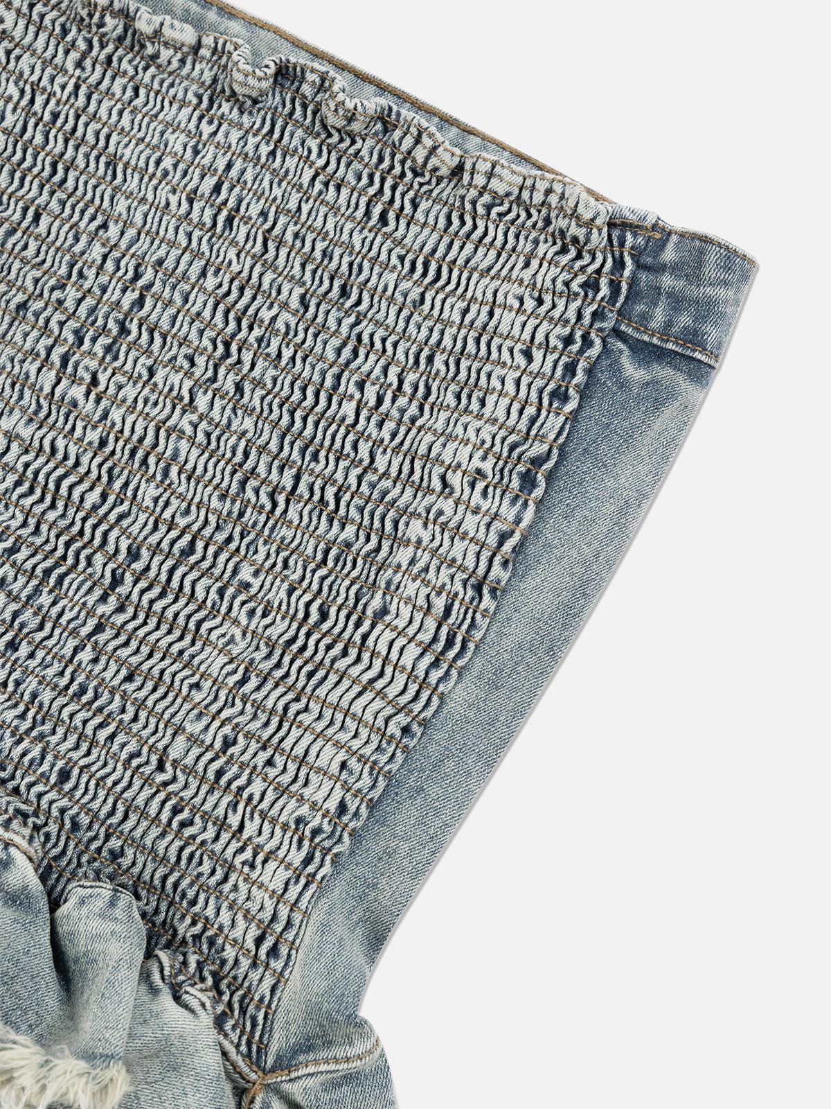 Aelfric Eden Fringe Hem Denim Tank Top Female Product Image