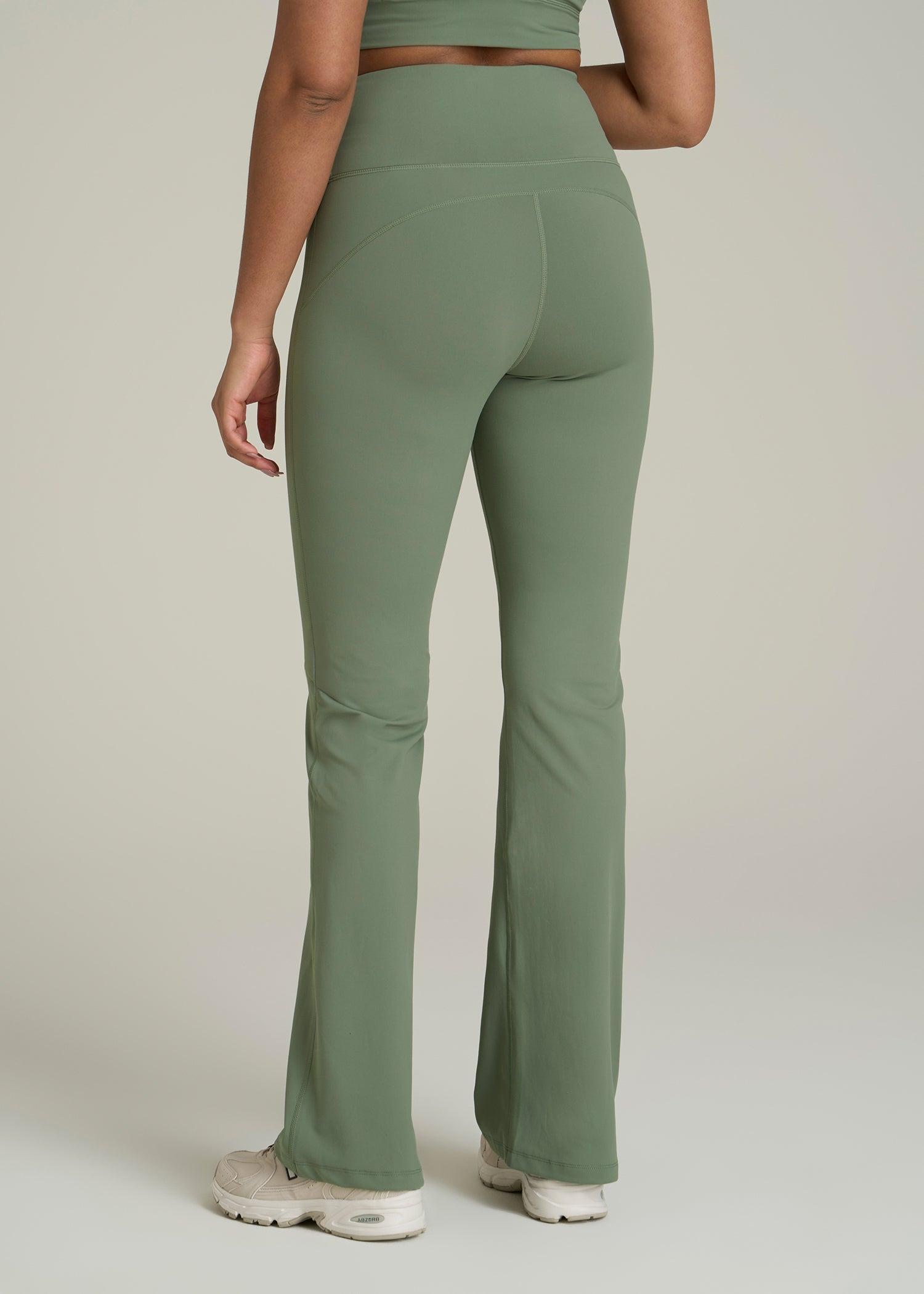 Balance Tall Women's Flare Yoga Pants in Dark Seagrass Product Image