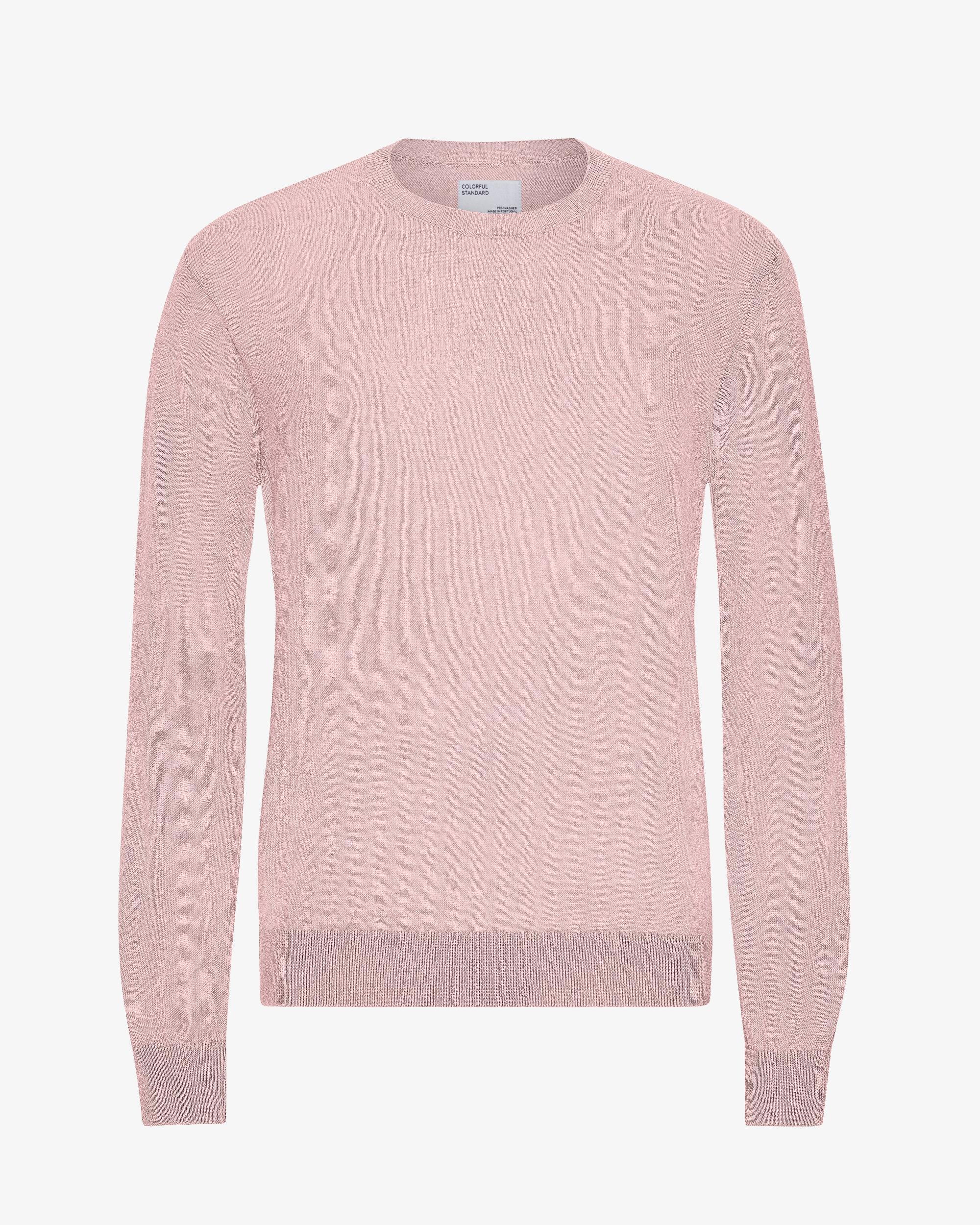 Light Merino Wool Crew - Scarlet Red Product Image