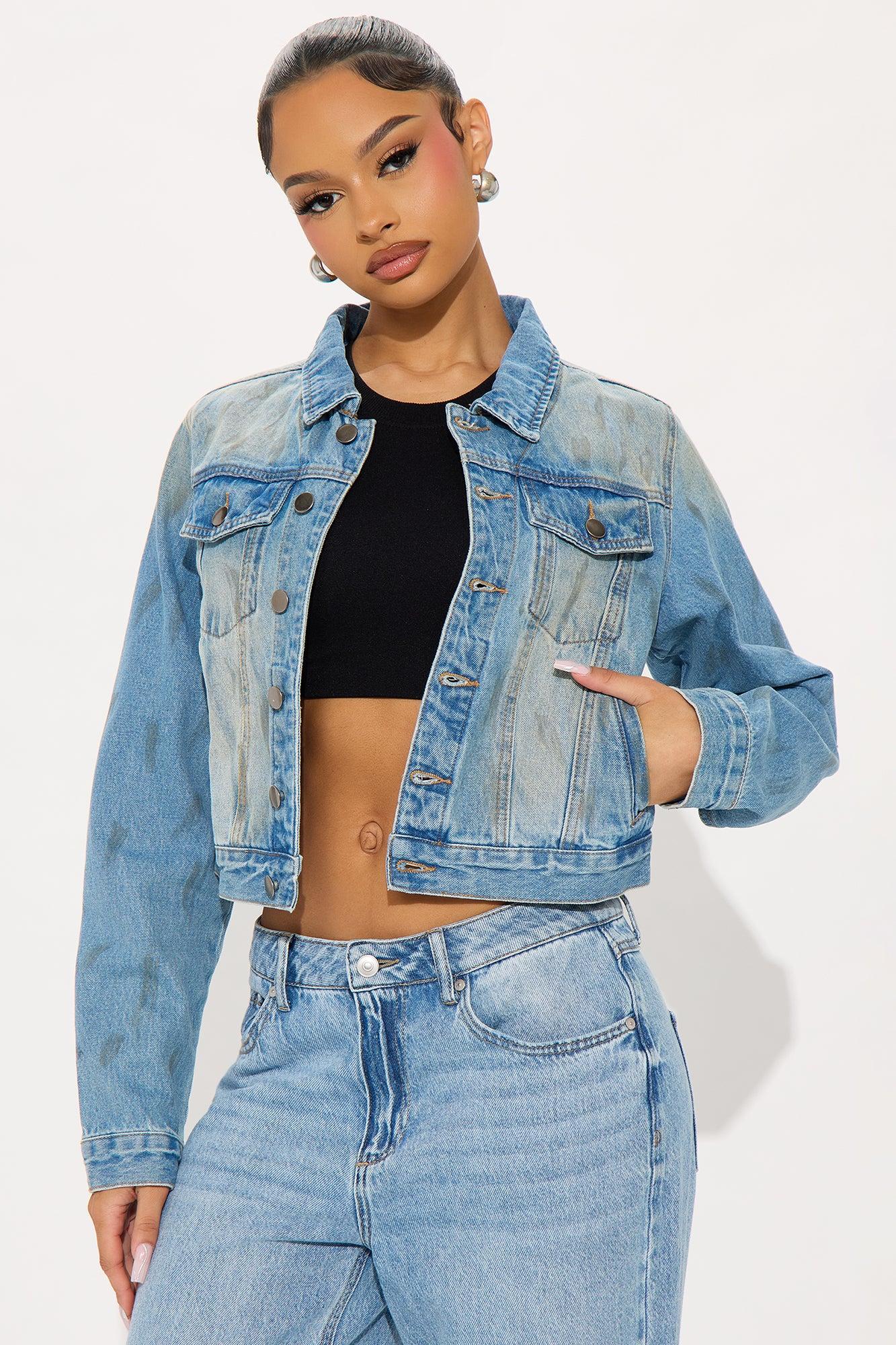 Desert Sun Washed Denim Jacket - Vintage Wash Product Image