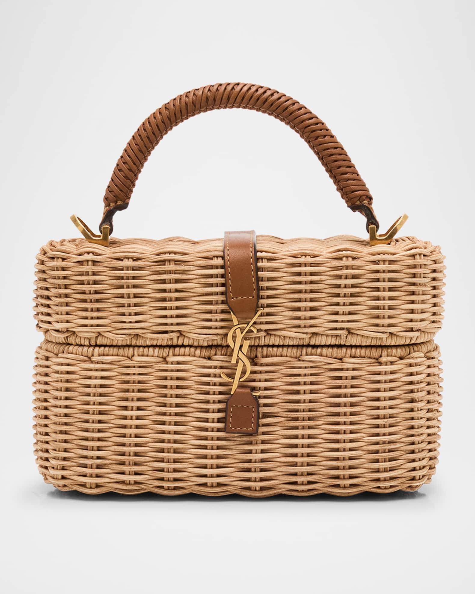 YSL Vanity Bag in Raffia Wicker Product Image