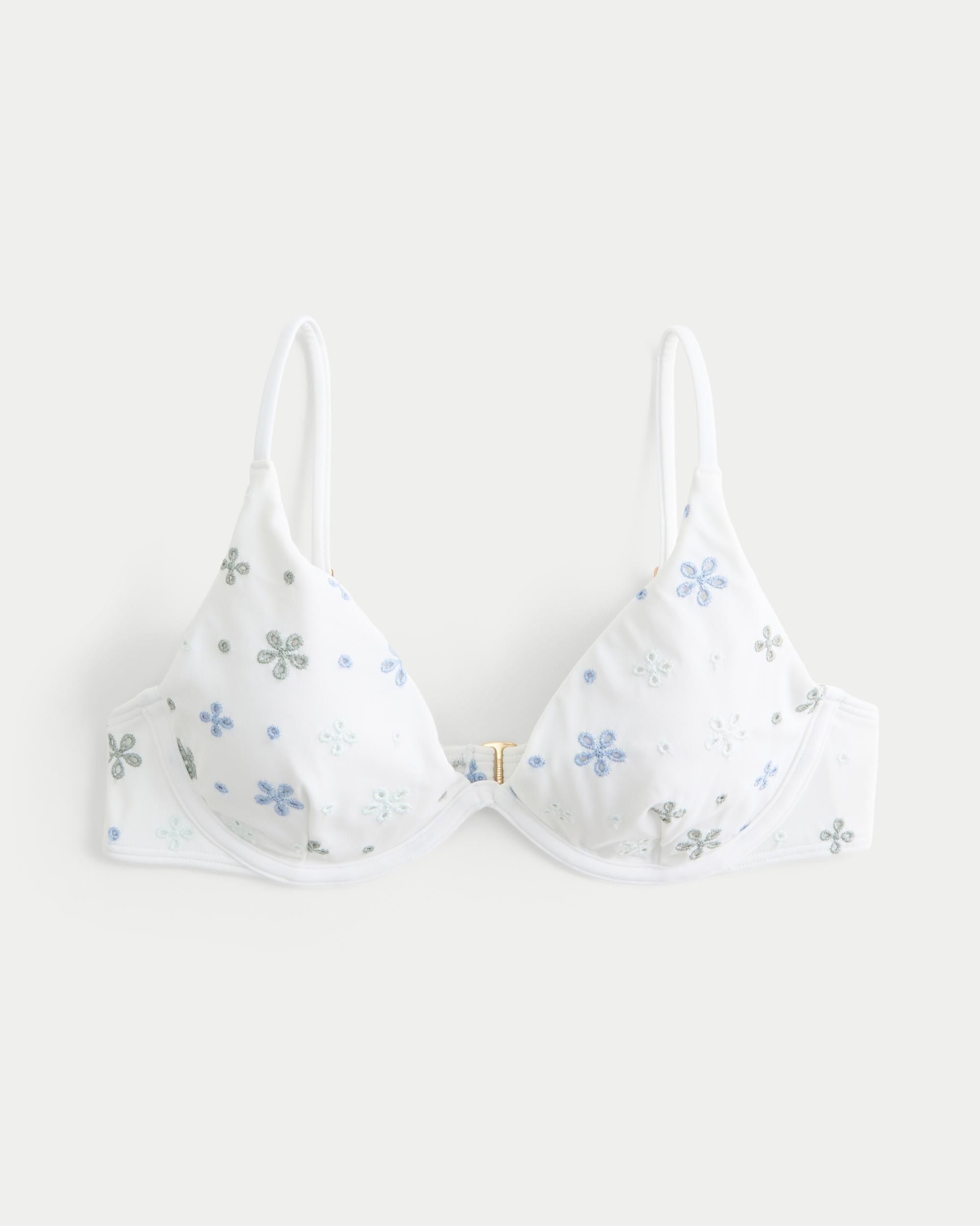 Eyelet Underwire Bikini Top Product Image