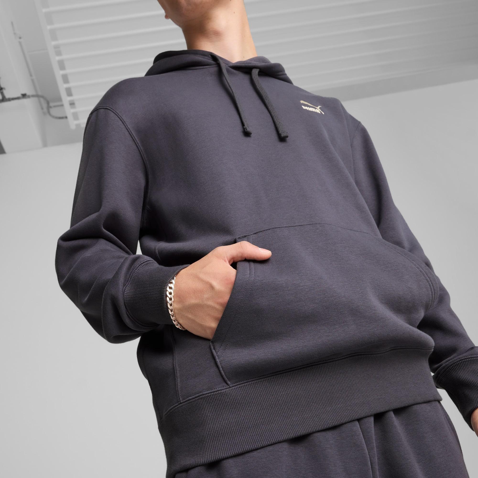 PUMA CLASSICS Men's Hoodie in Galactic Grey Product Image
