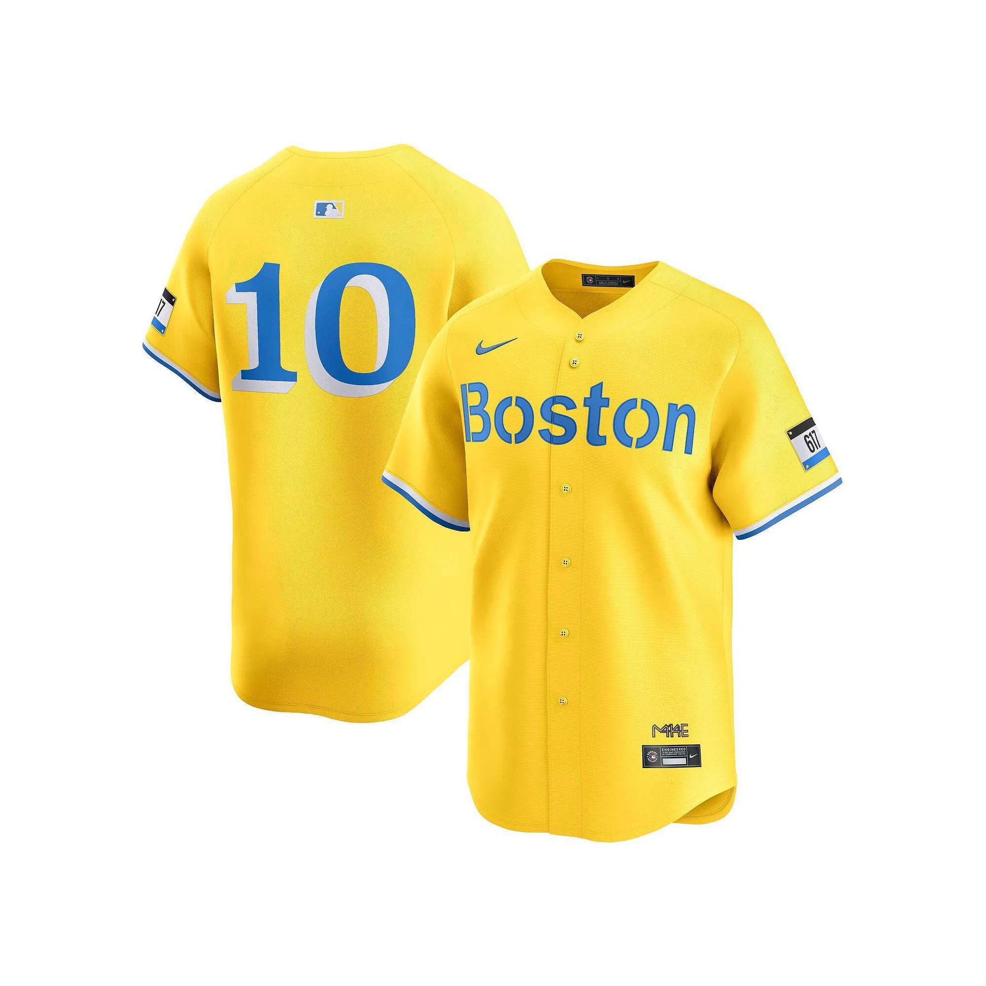 Men's Nike David Ortiz Gold Boston Red Sox City Connect Retired Player Jersey, Size: XL Product Image