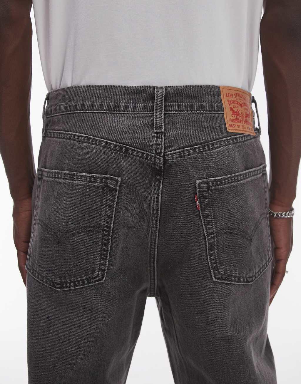 Levi's 565 '97 loose straight fit jeans in mid gray Product Image