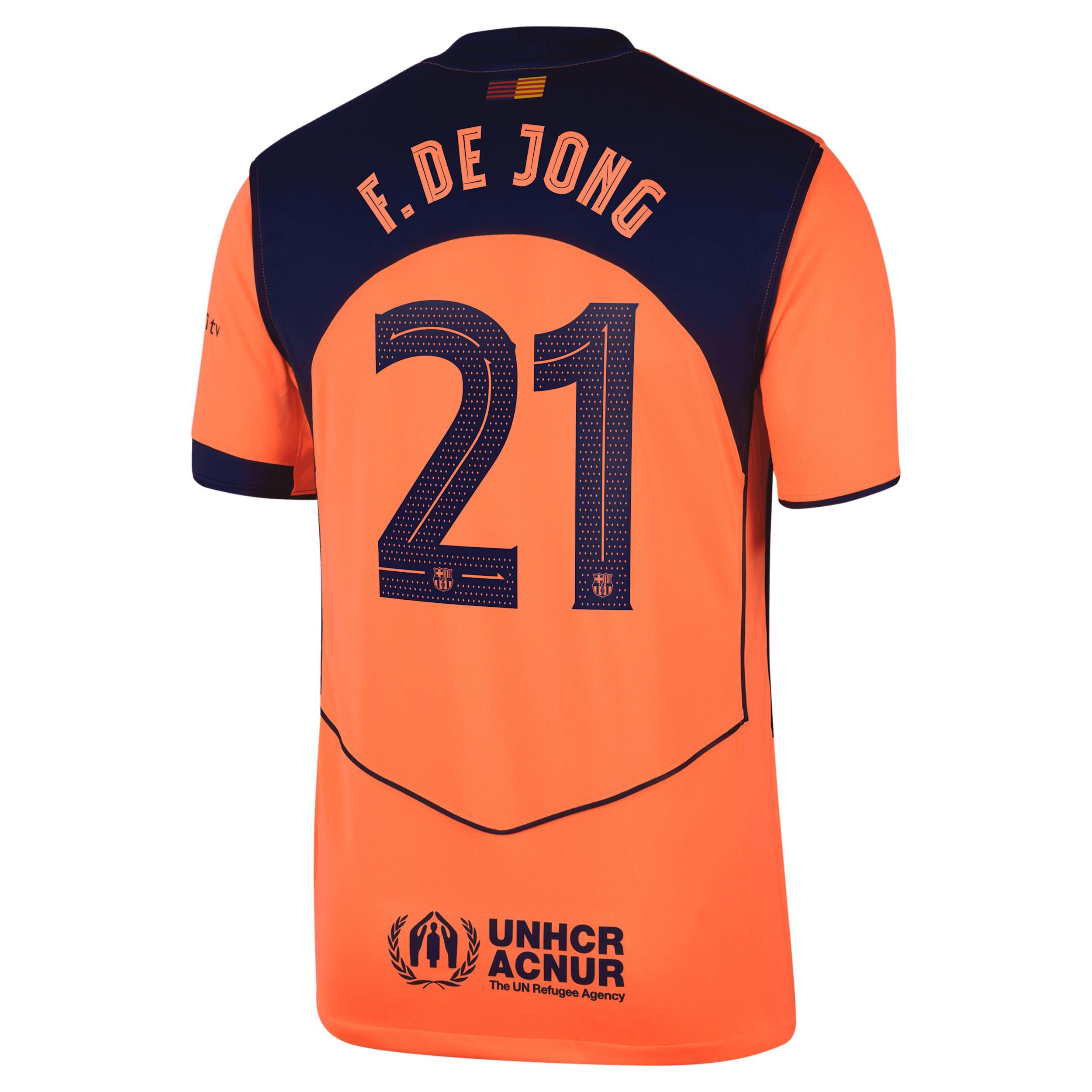 Frenkie de Jong Barcelona 2025/26 Stadium Third Nike Men's Dri-FIT Soccer Jersey Product Image