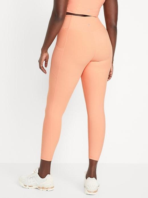 High-Waisted PowerSoft Rib Leggings Product Image