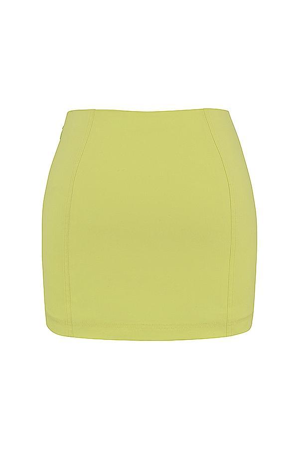 Nisha  neon sculpting mini skirt Product Image