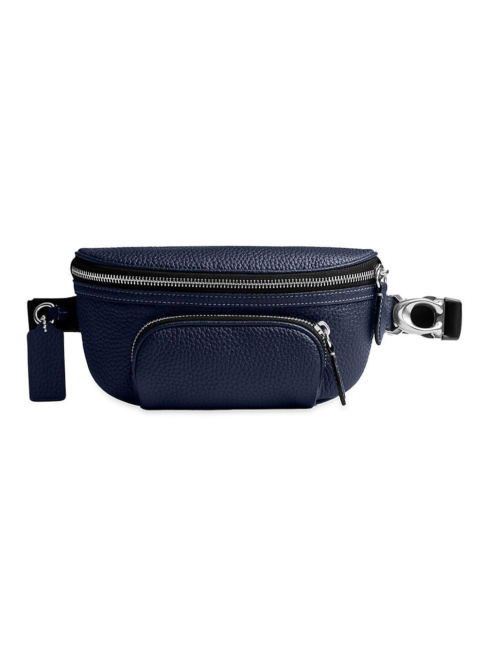 COACH Beck Belt Bag in Pebble Leather Handbags Product Image