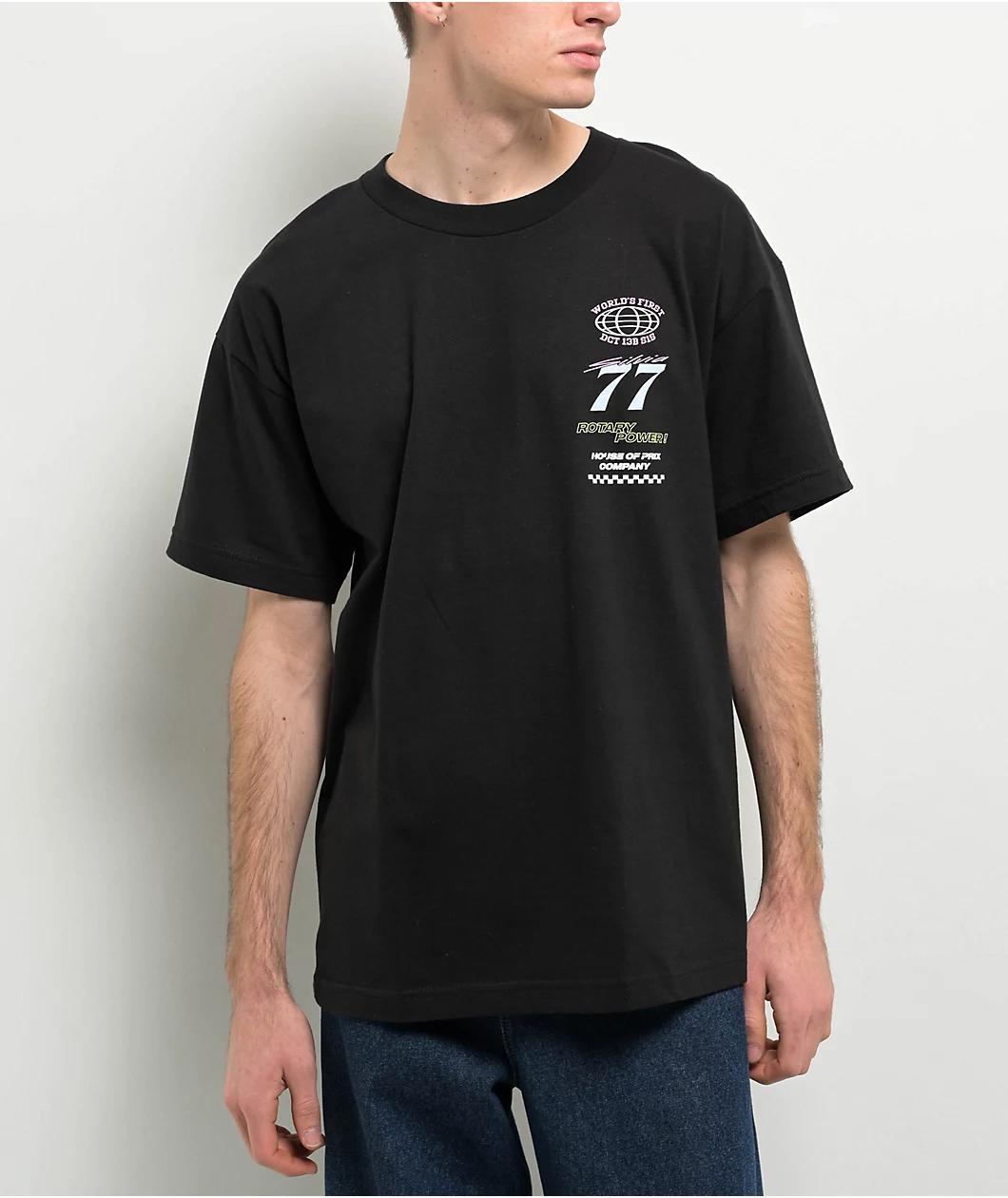 House Of Prix S15 Rotary Power Black T-Shirt Product Image