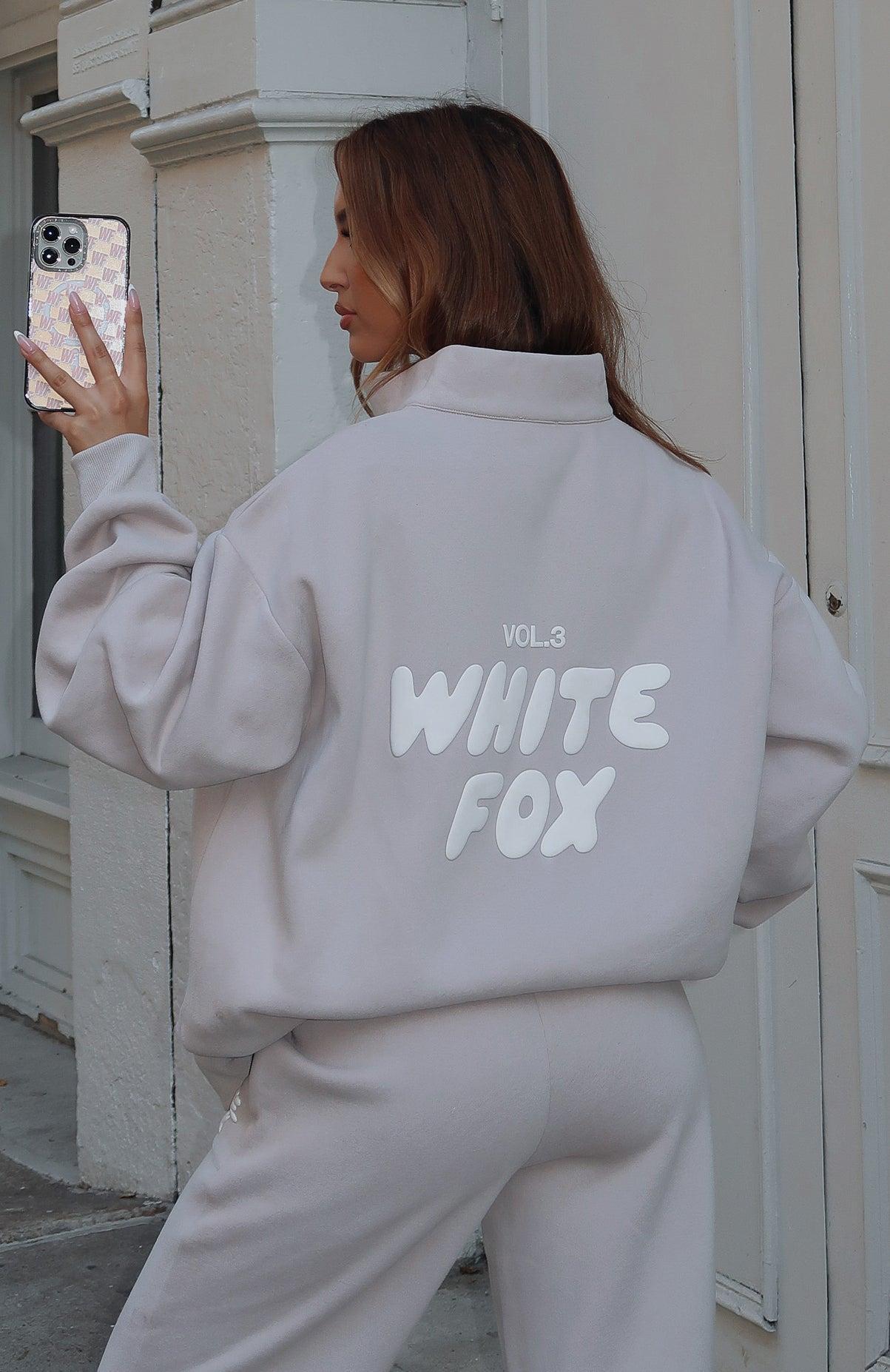 Offstage Zip Front Sweater Moon Product Image