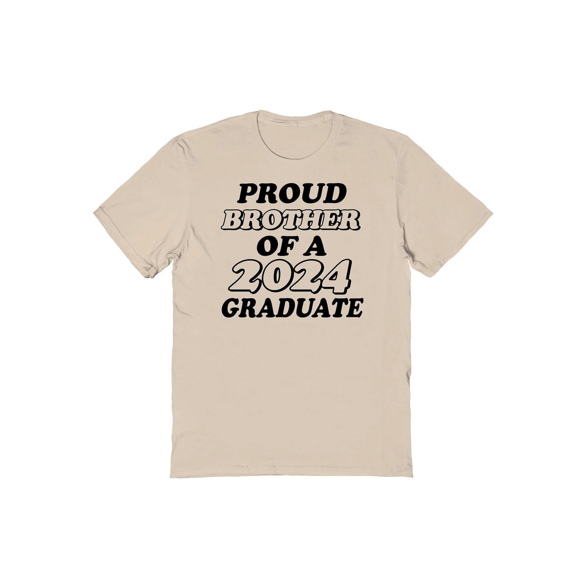 Mens COLAB89 by Threadless Proud Brother Of A 2024 Graduate Graphic Tee Product Image