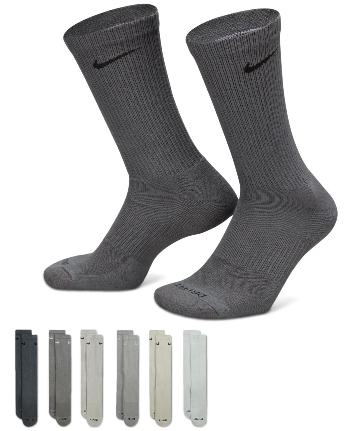 Mens Nike 6-pack Everyday Plus Cushion Crew Training Socks Product Image