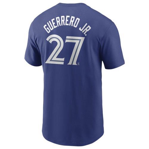 Men's Nike Vladimir Guerrero Jr. Royal Toronto Blue Jays Name & Number T-Shirt, Size: 2XL, Jay Blue Product Image