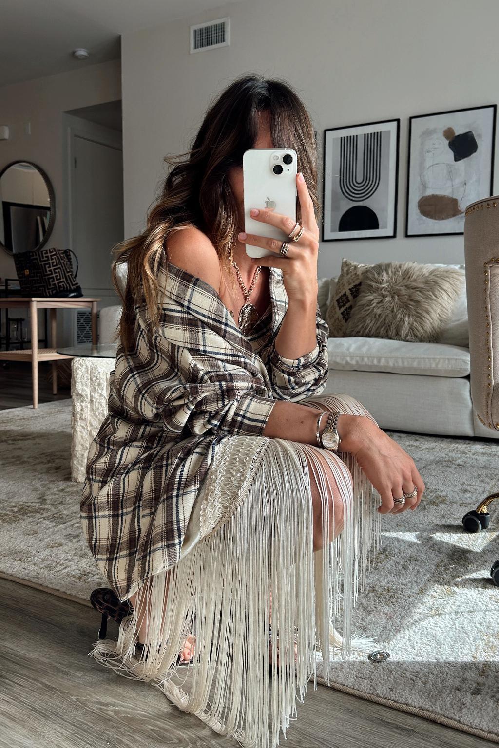 Williamsburg Beige Plaid Flannel Product Image