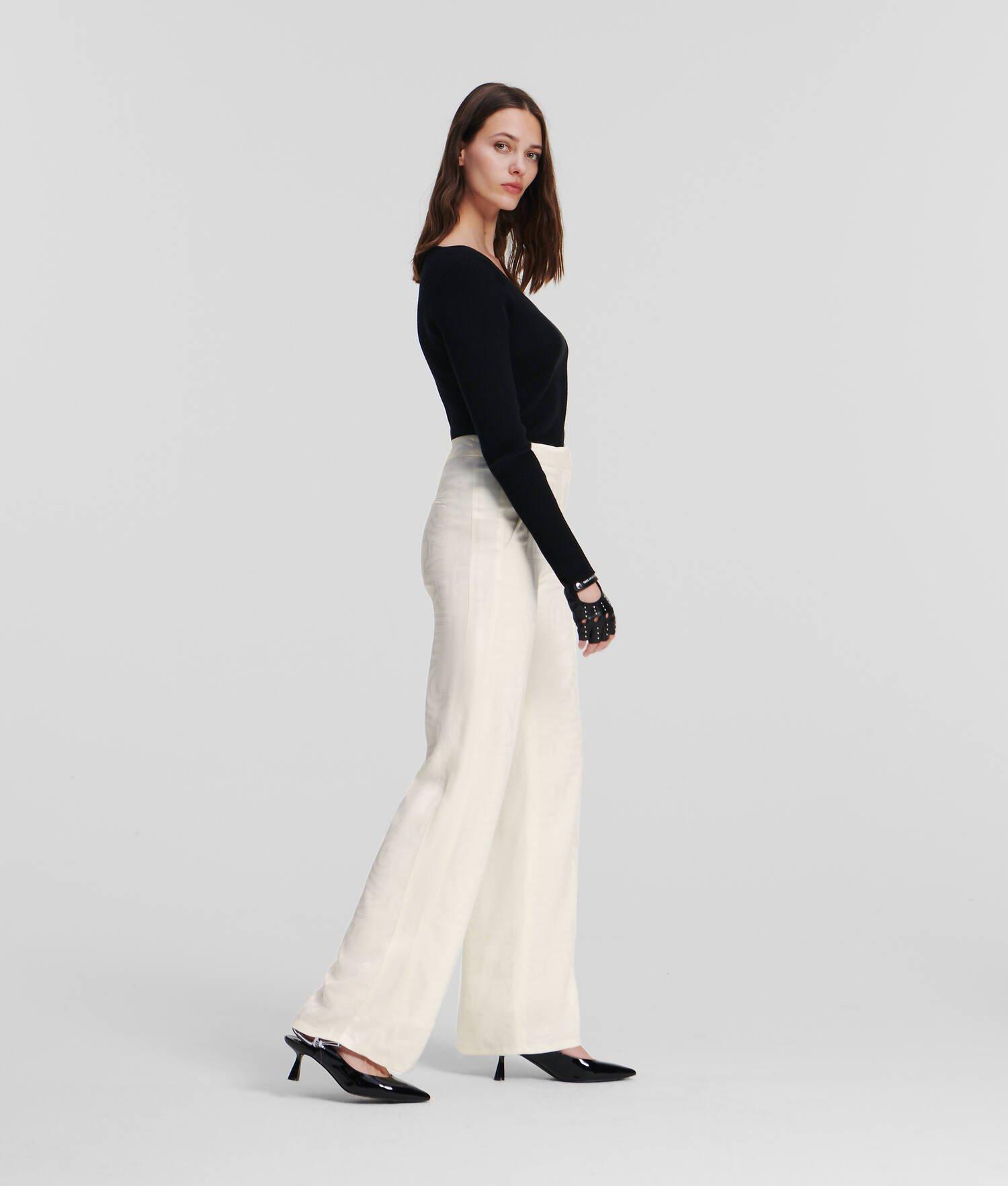 KARL LOGO TAILORED TROUSERS Product Image