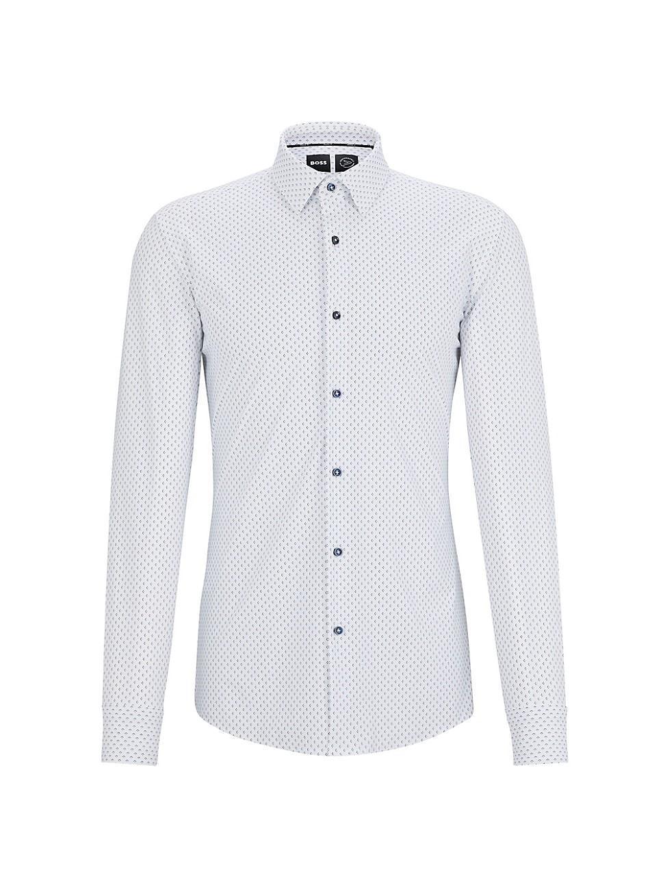 Mens Slim-Fit Shirt Performance-Stretch Material Product Image