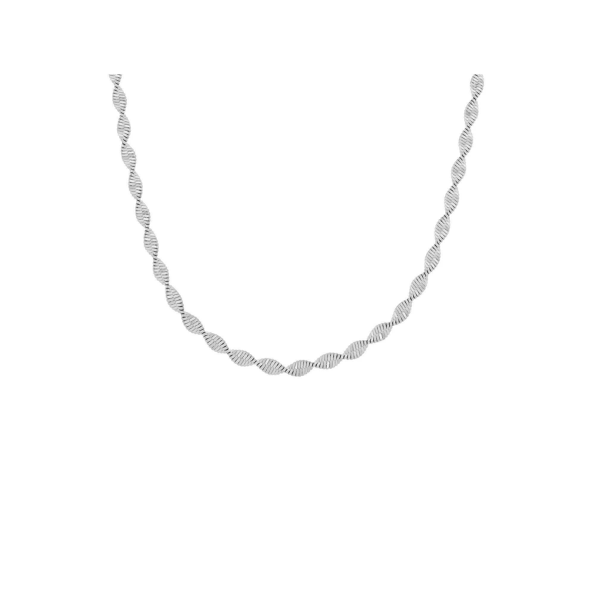 PRIMROSE Sterling Silver Butterfly Chain, Women's, Size: 24" Product Image