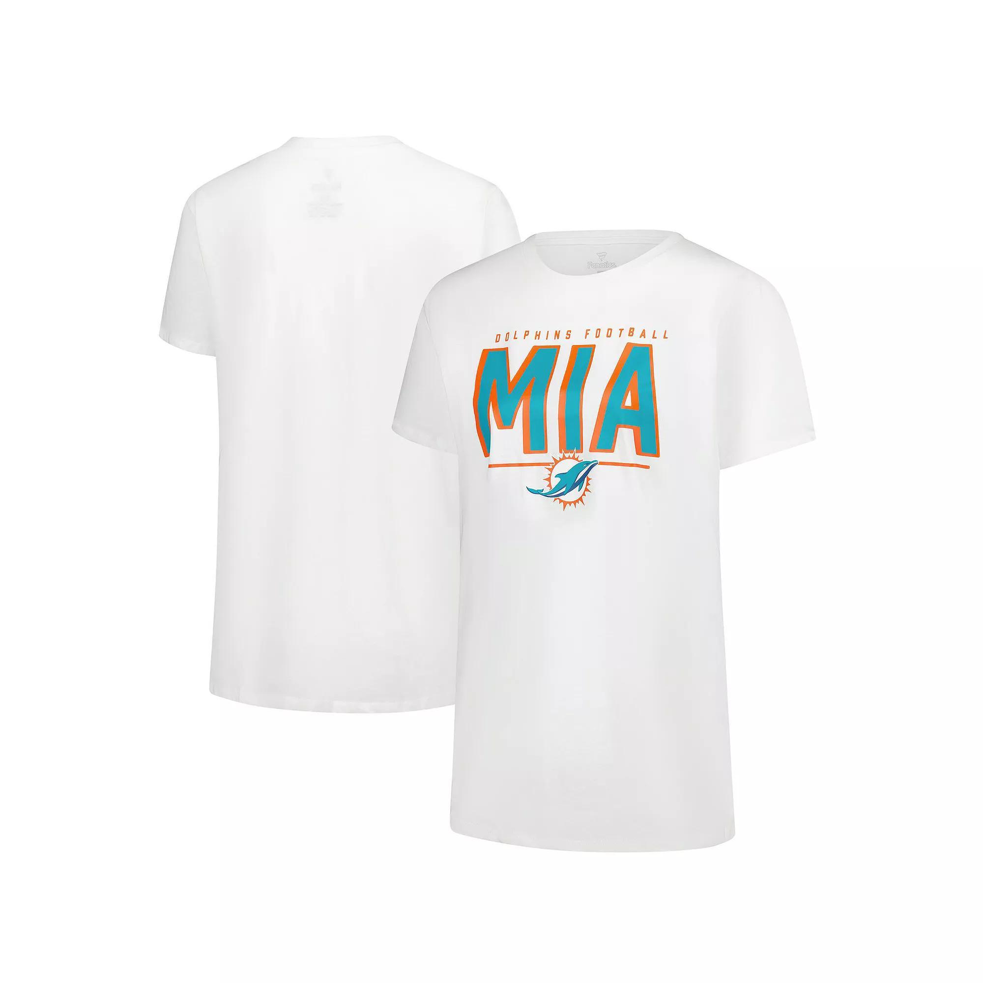 Women's Fanatics White Buffalo Bills Cheerleader T-Shirt, Size: Medium Product Image
