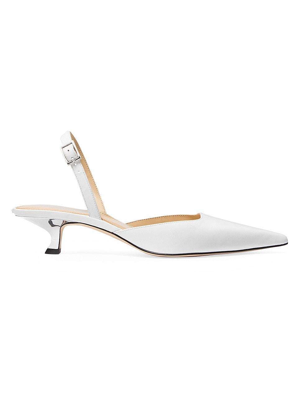 Michael Kors Womens Luna Slingback Kitten Heel Pumps Product Image