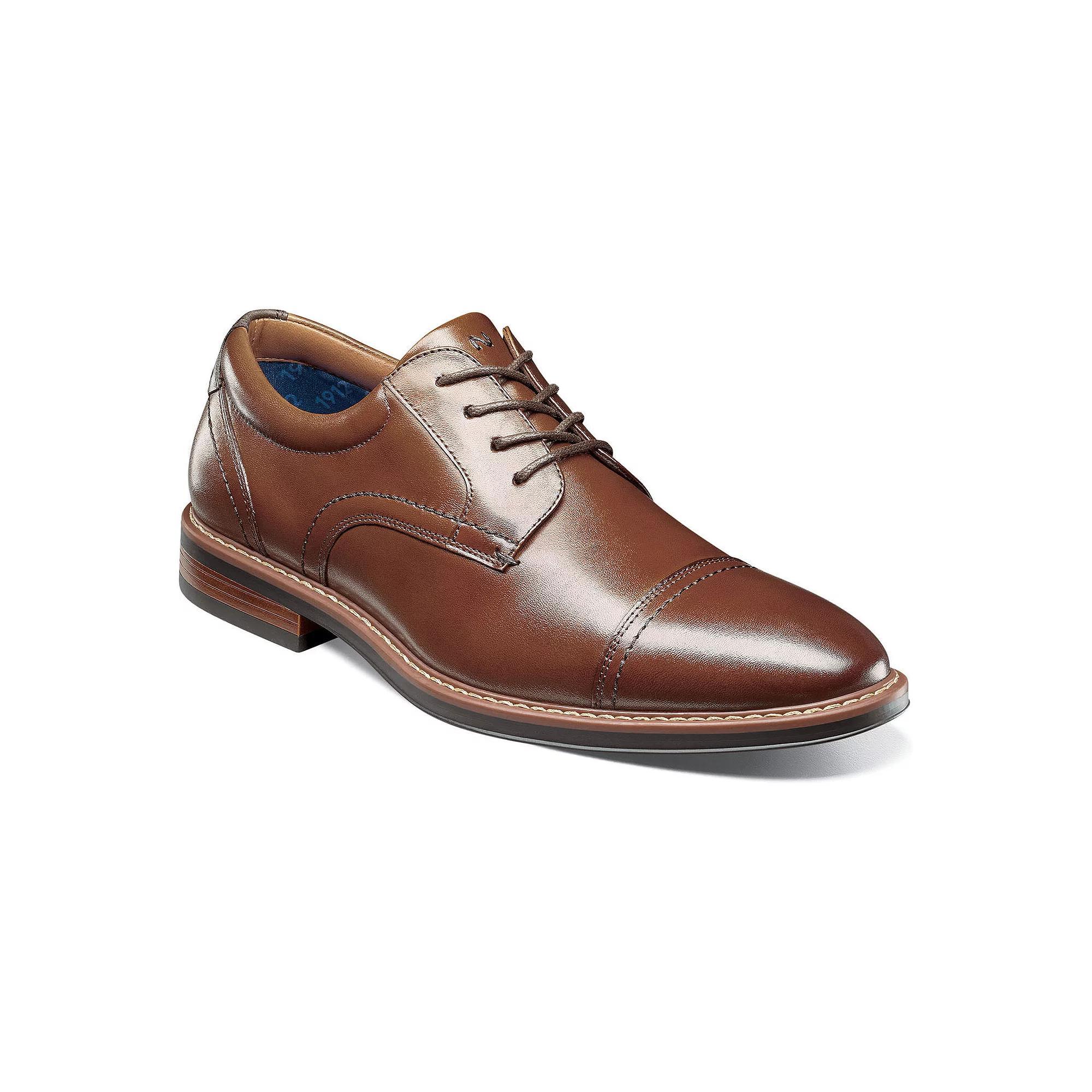 Nunn Bush Centro Flex Mens Cap Toe Oxford Dress Shoes Red Product Image