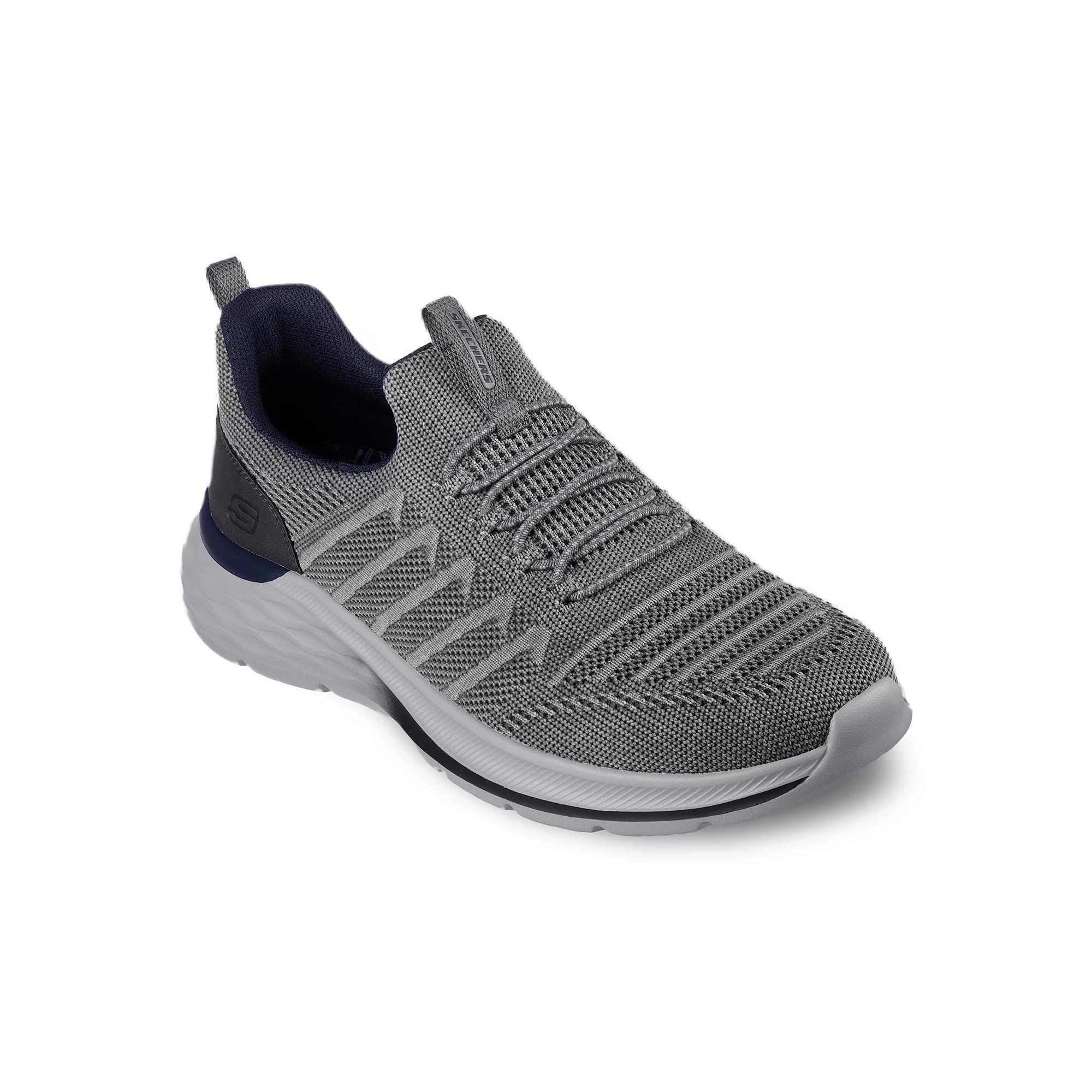 Skechers Relaxed Fit® Garner Crispin Men's Pull-on Shoes, Size: 8.5, Grey Product Image