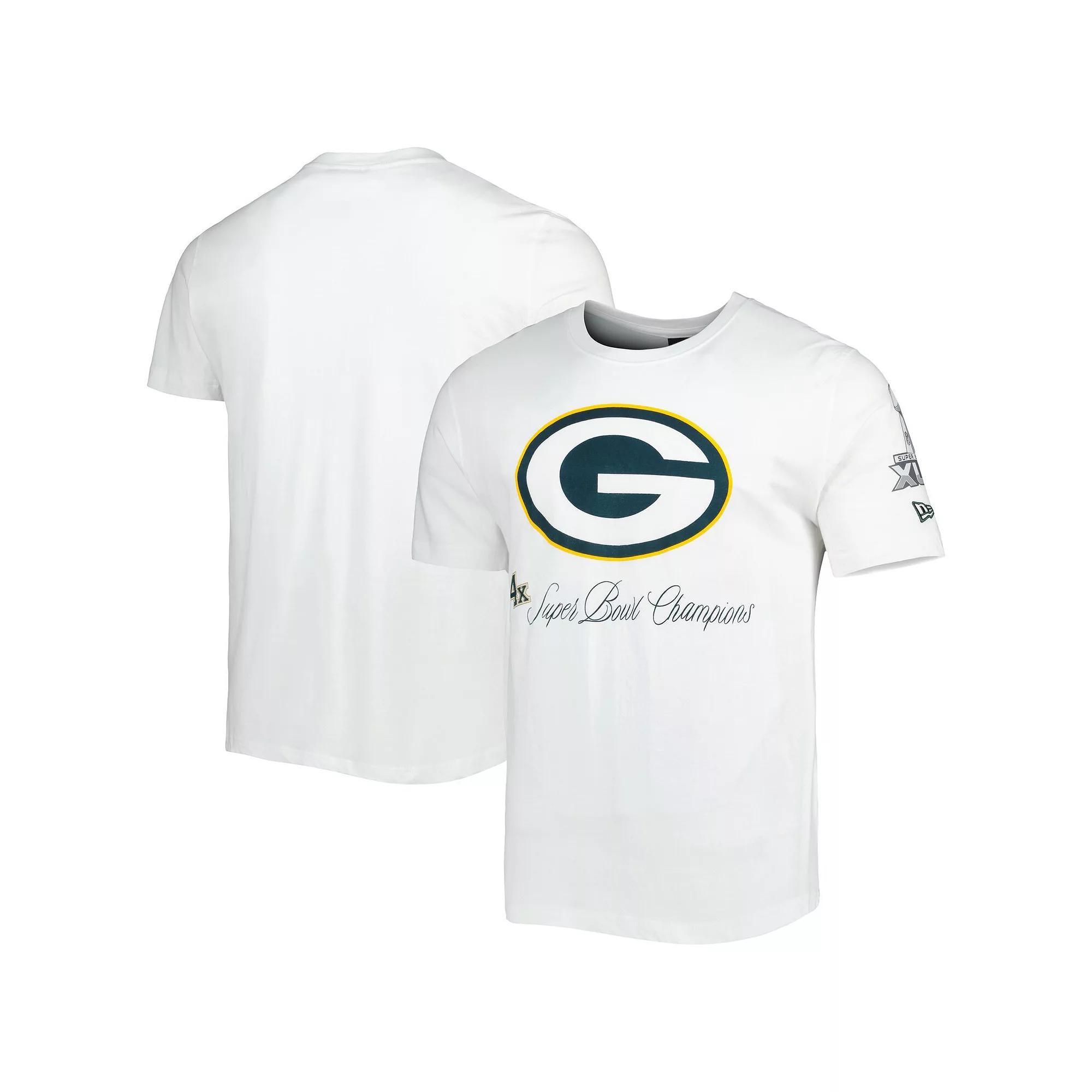 Mens New Era Green Bay Packers Historic Champs T-Shirt Product Image