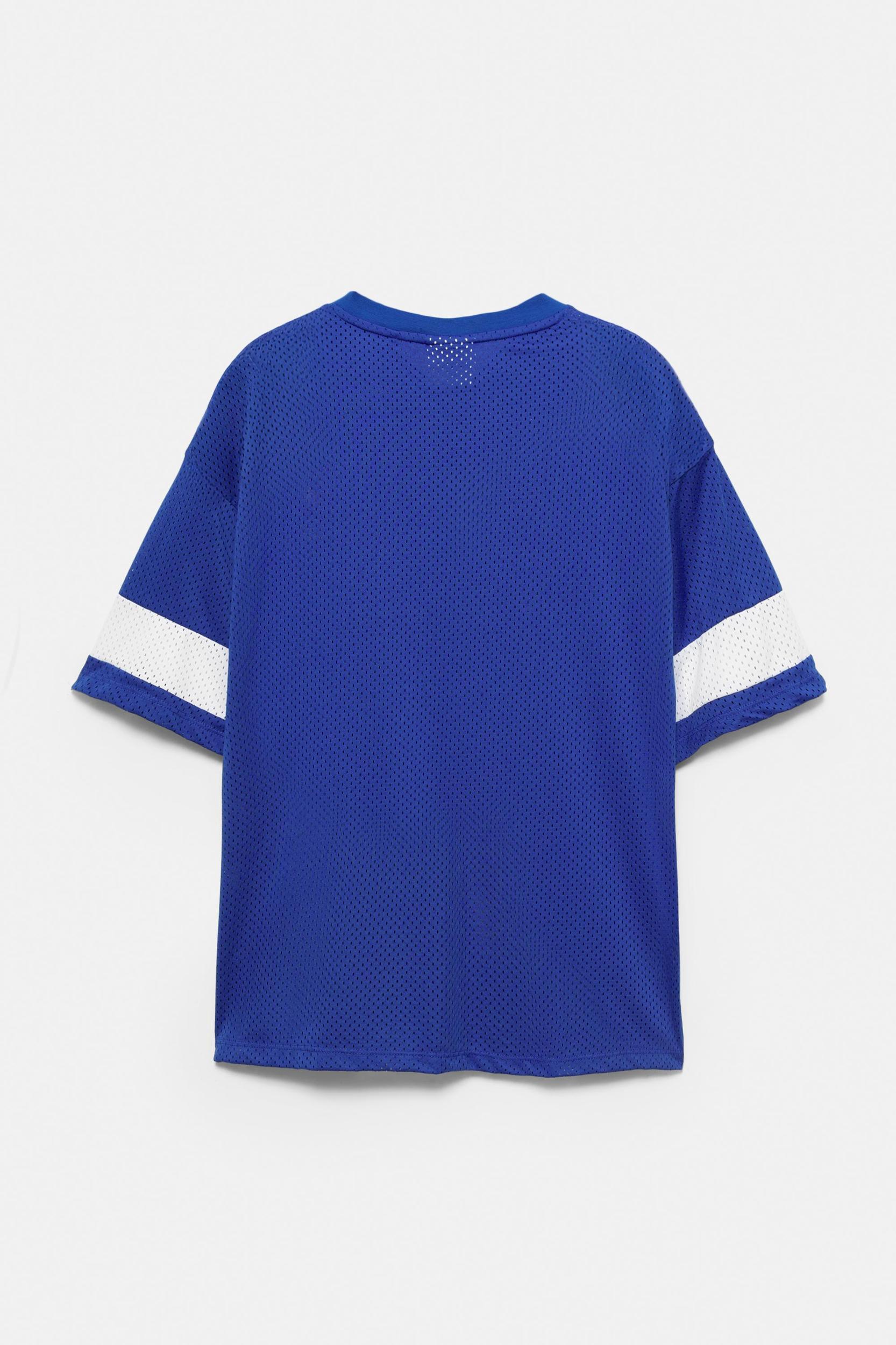 Blue Mesh Snoopy T-shirt Product Image