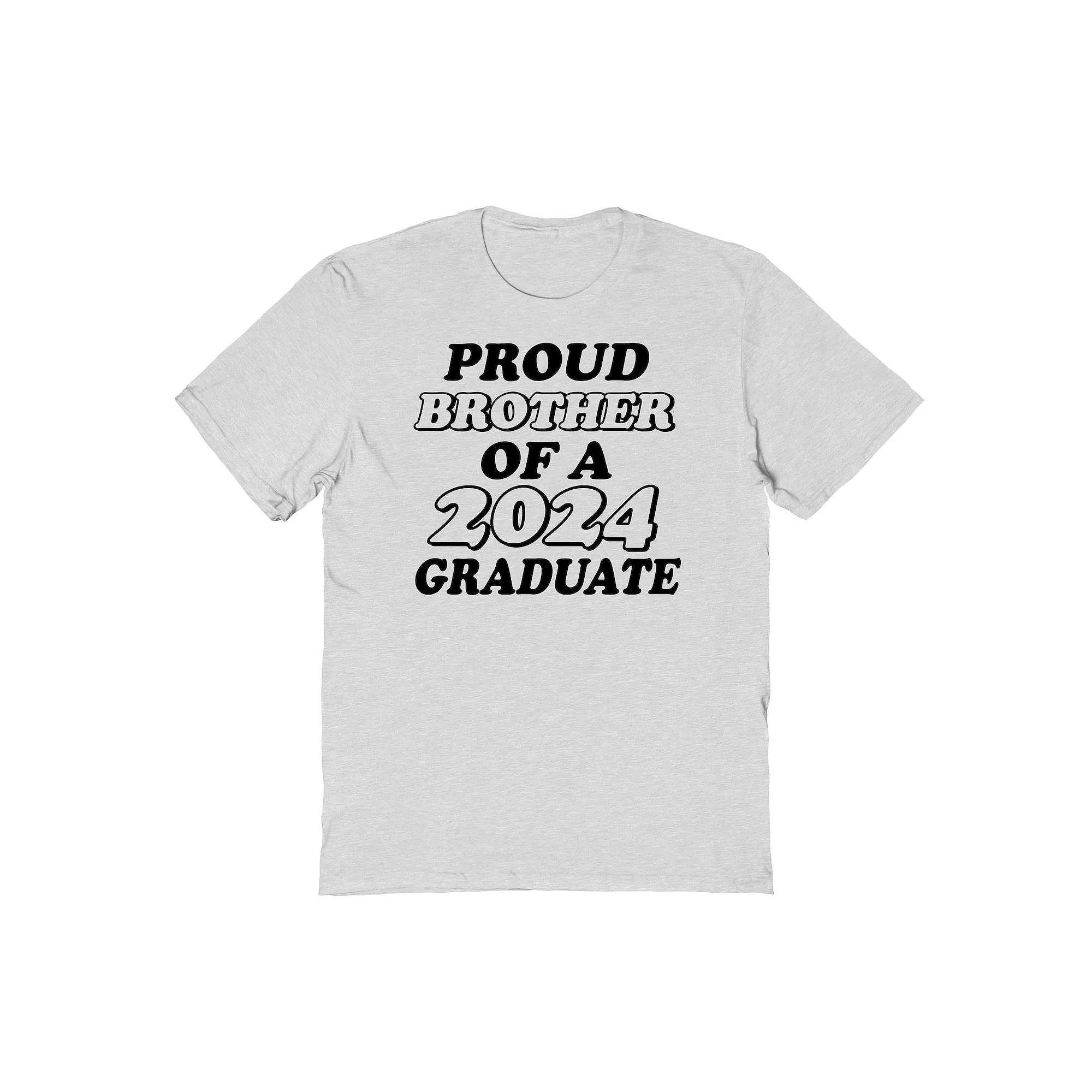 Mens COLAB89 by Threadless Proud Brother Of A 2024 Graduate Graphic Tee Product Image