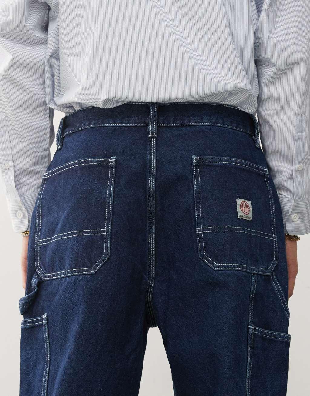 Deus Ex Machina big fella denim pants in dry indigo Product Image