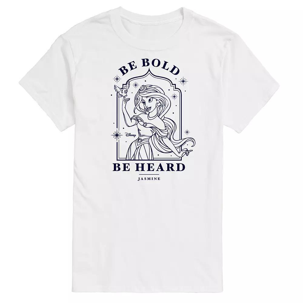 Disney Princess Big & Tall Jasmine Be Bold Be Heard Graphic Tee, Mens Product Image