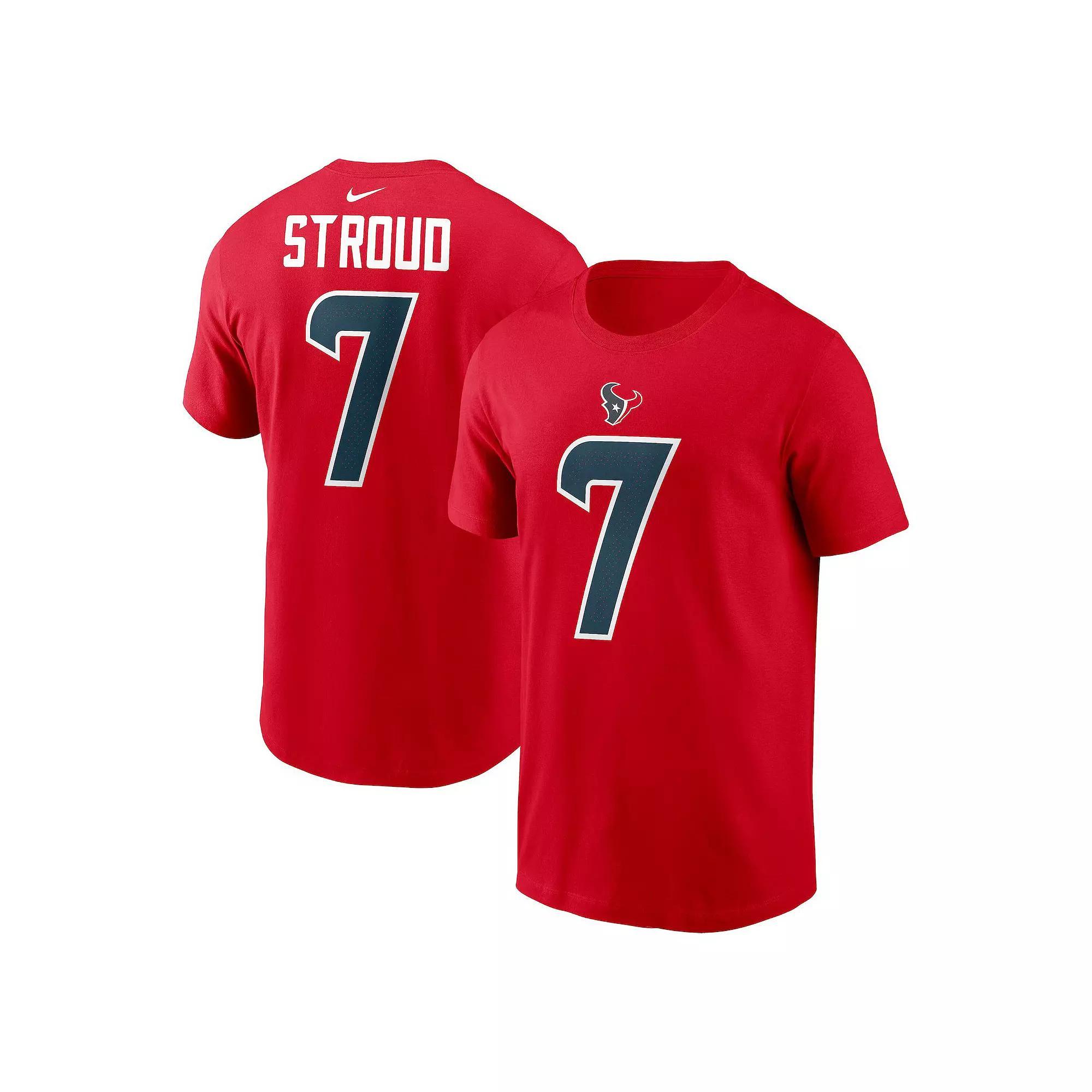 Mens Nike C.J. Stroud Houston Texans Player Name & Number T-Shirt Product Image