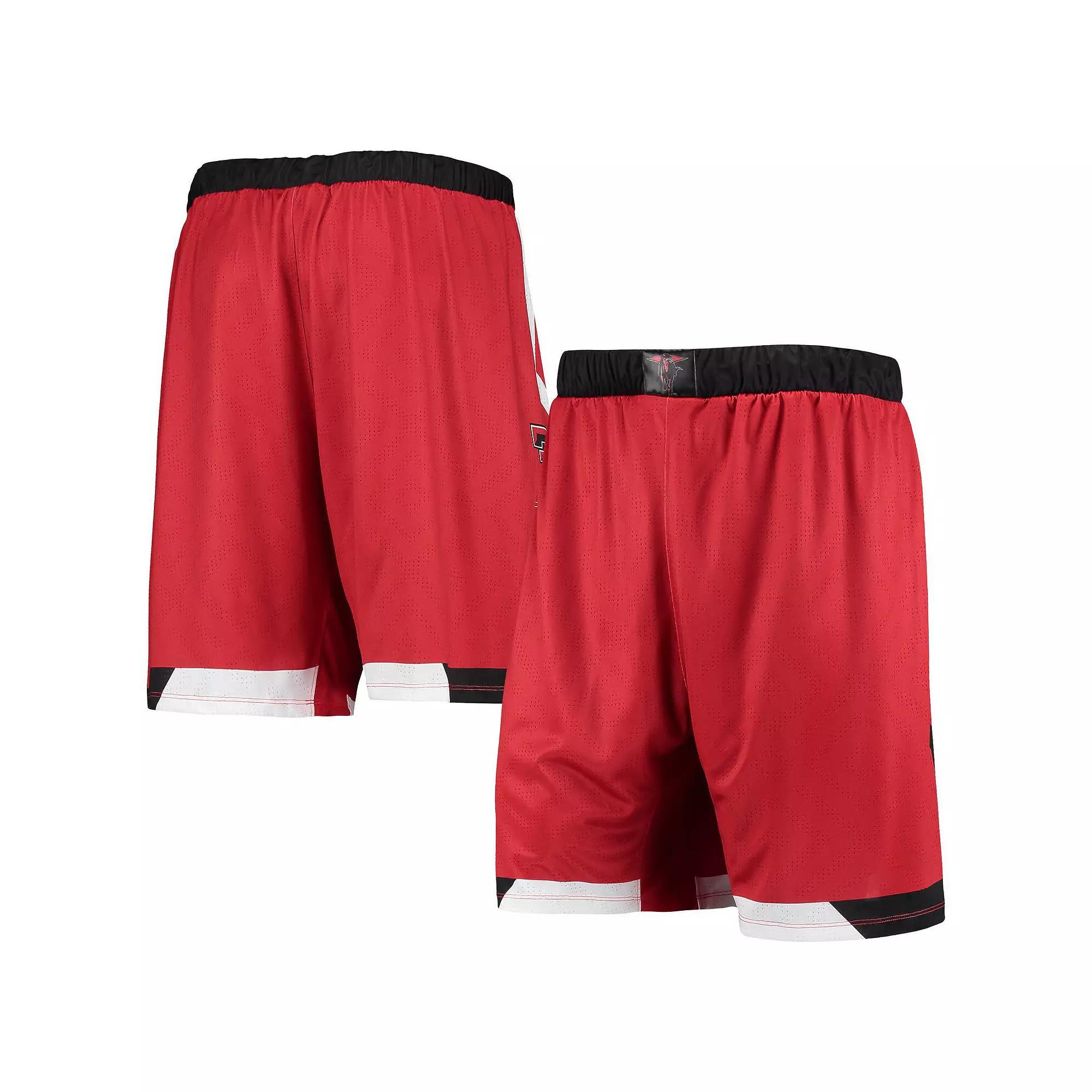 Men's Under Armour Red Texas Tech Red Raiders Team Replica Basketball Shorts, Size: 2XL Product Image
