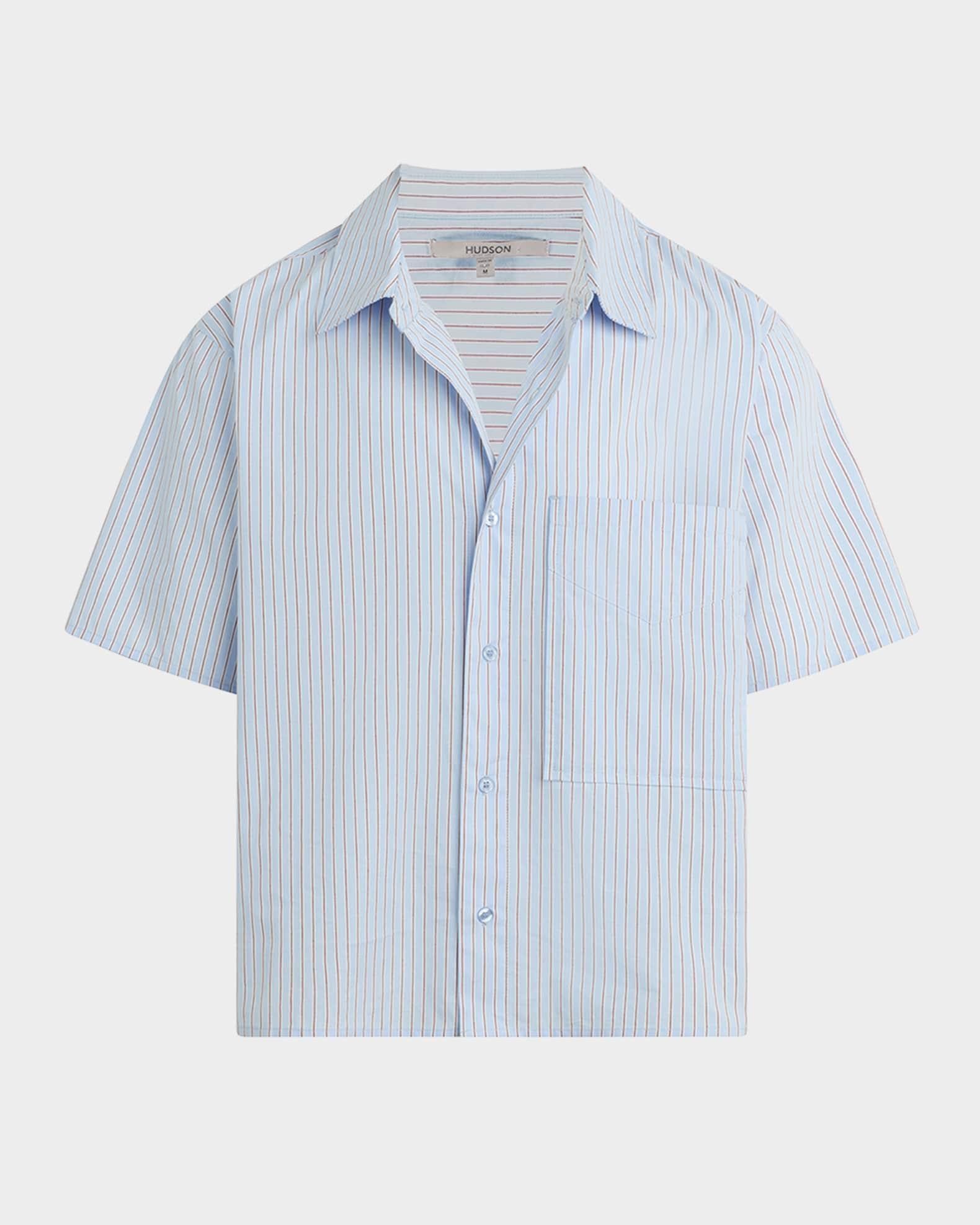 Men's Rex Striped Cotton Shirt Product Image