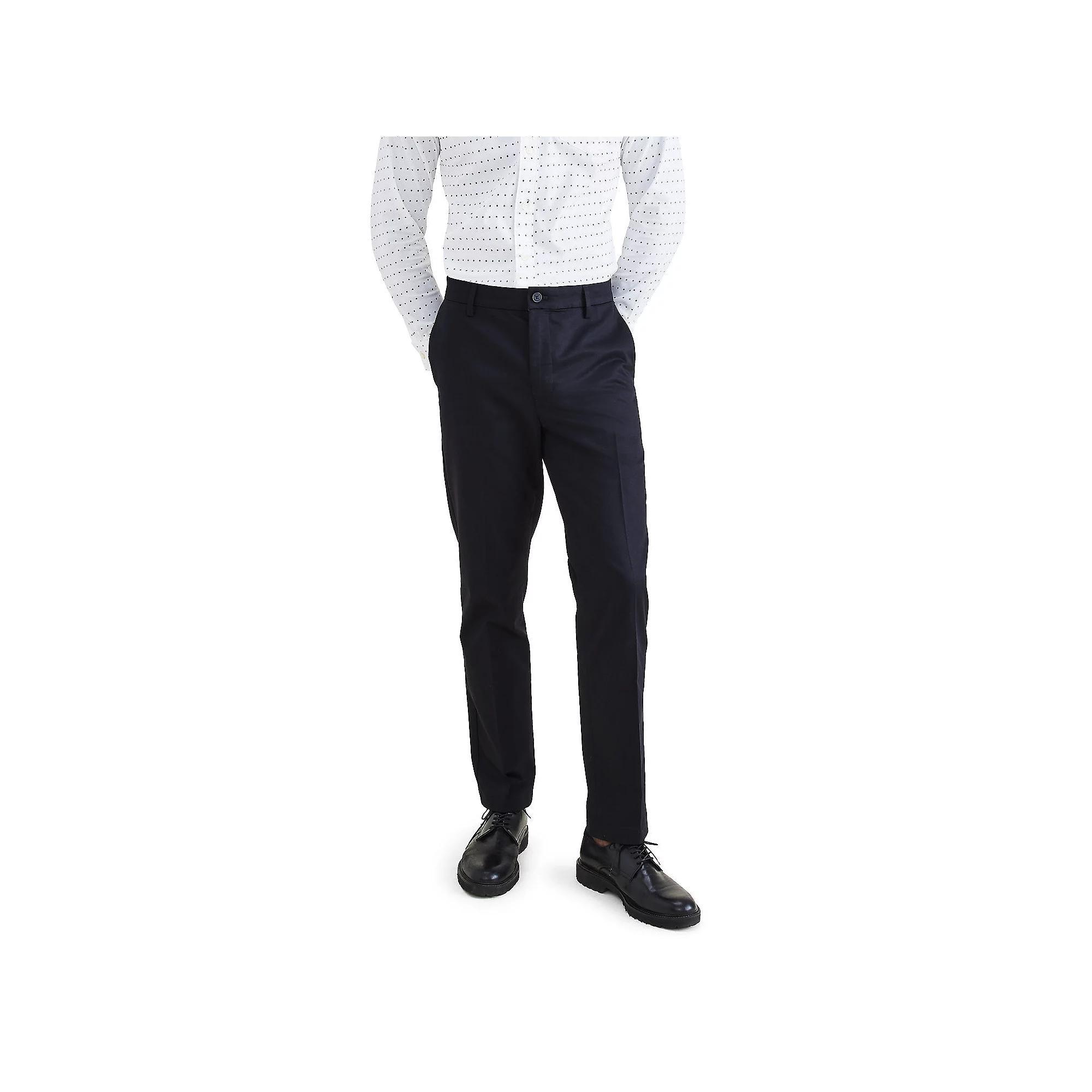 Men's Dockers® Signature Iron-Free Stain Defender Slim-Fit Khaki Pants, Size: 30 X 32, Beautiful Black Product Image