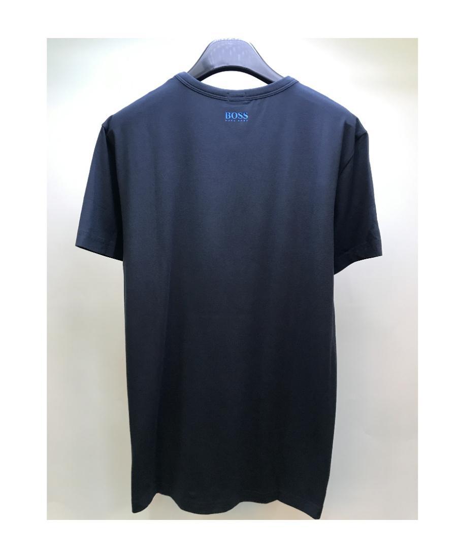 HUGO BOSS Printed Short-sleeved T-shirt In Black Product Image