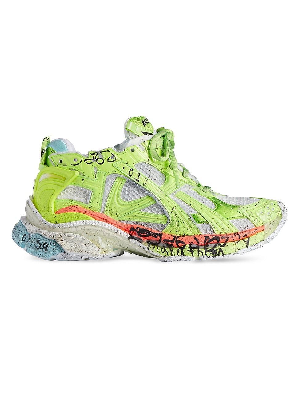 Mens Runner Marathon Mesh Sneakers Product Image