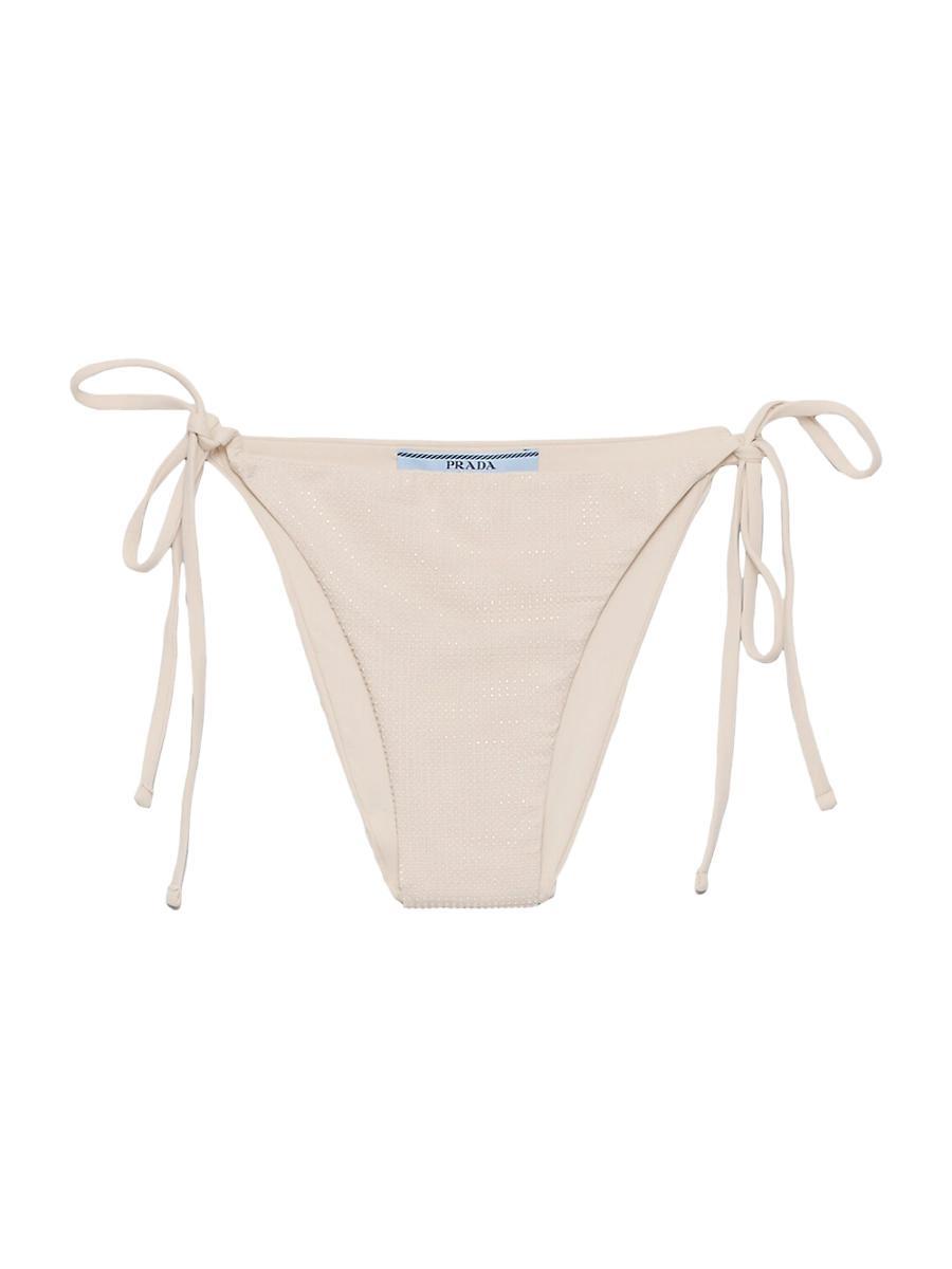 Womens Jersey Bikini Bottom with Rhinestones Product Image