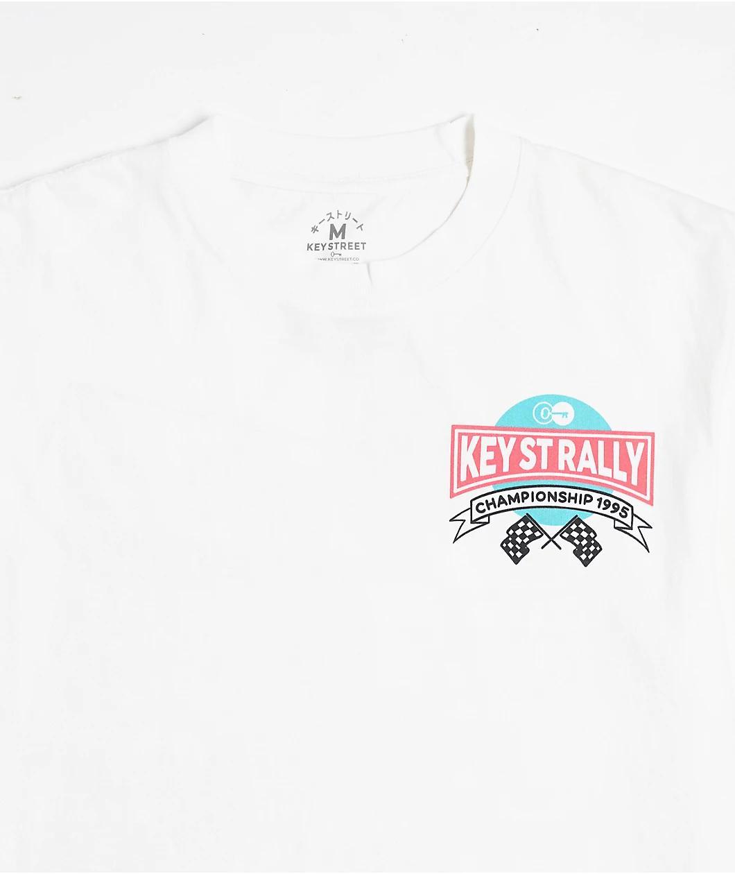 Key Street Arcade White T-Shirt Product Image