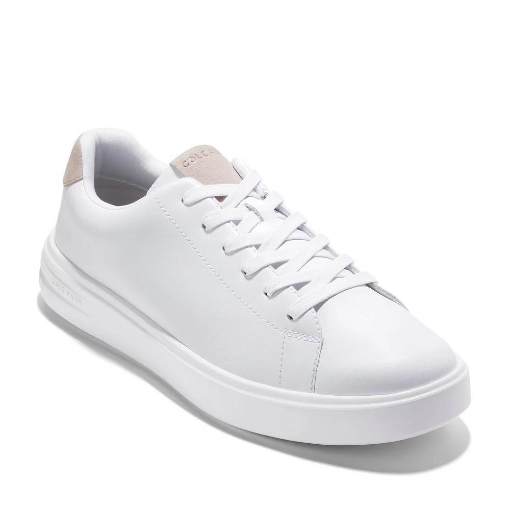 Cole Haan Grand+ Court Men's Leather Sneakers, Size: 11.5 Medium, Optic White White Product Image